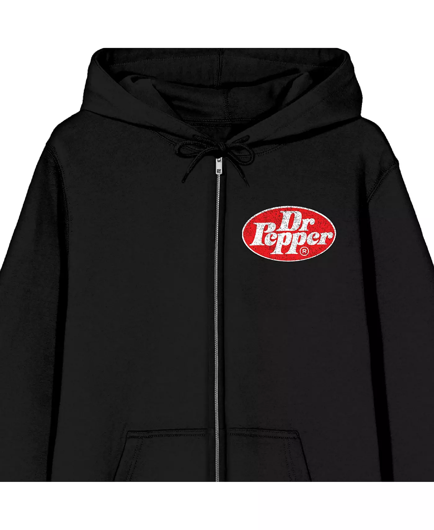 Мужская толстовка с капюшоном Dr. Pepper Kanji Logo Black Zip-Up - L