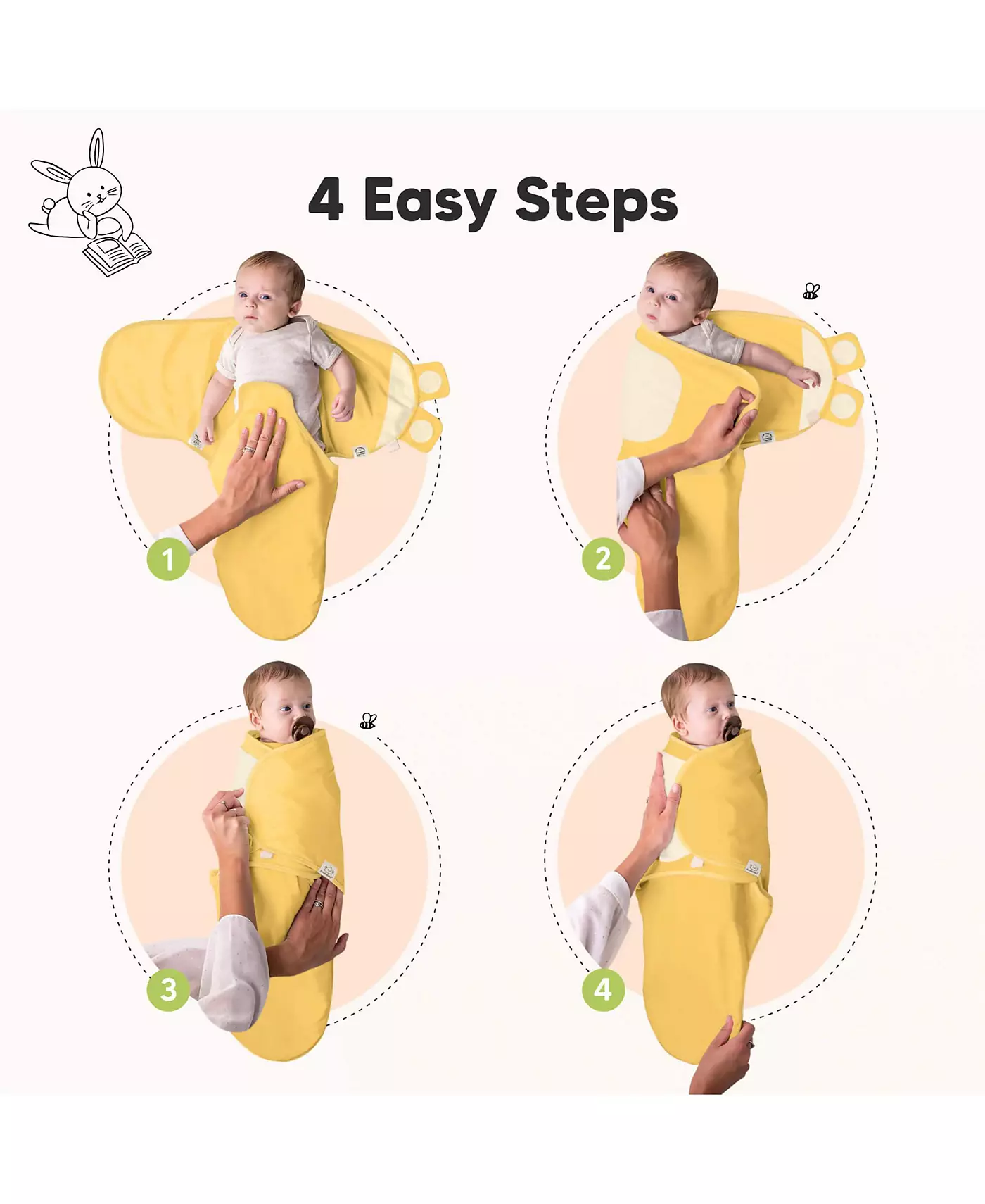 KeaBabies 3 упаковки Soothe Baby Swaddle 0-3 месяца, органические детские пеленки, спальные мешки, для новорожденных, младенческие пеленки