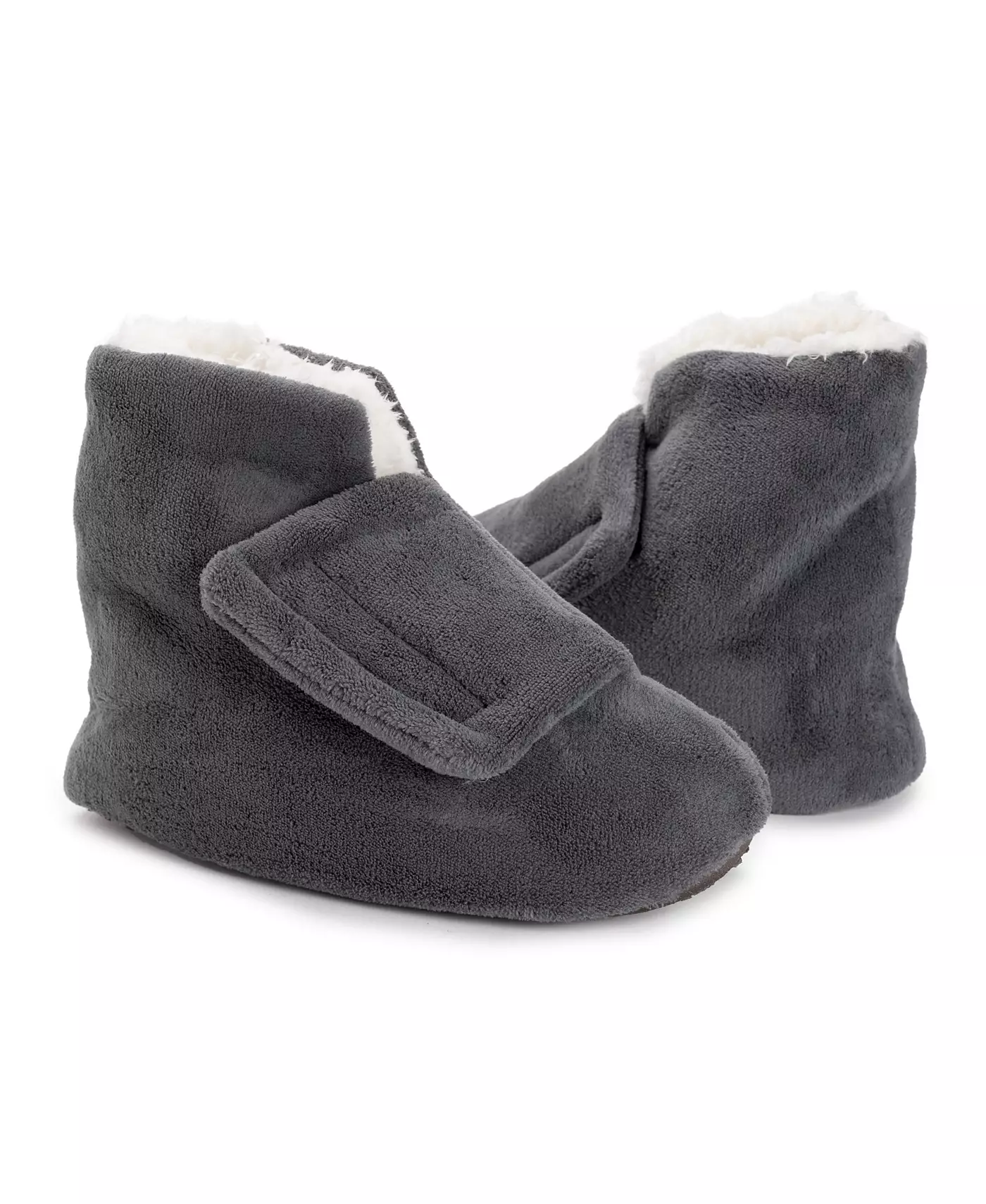 Мужские тапочки-ботфорты MUK LUKS Softones By Adjustable Shearling Bootie Slippers, темно-синие, M (9-10,5)