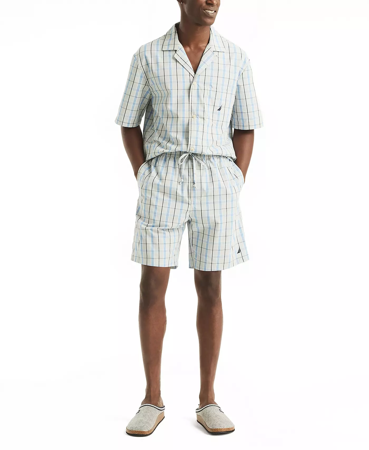Мужские шорты для сна Nautica Crafted Plaid Poplin