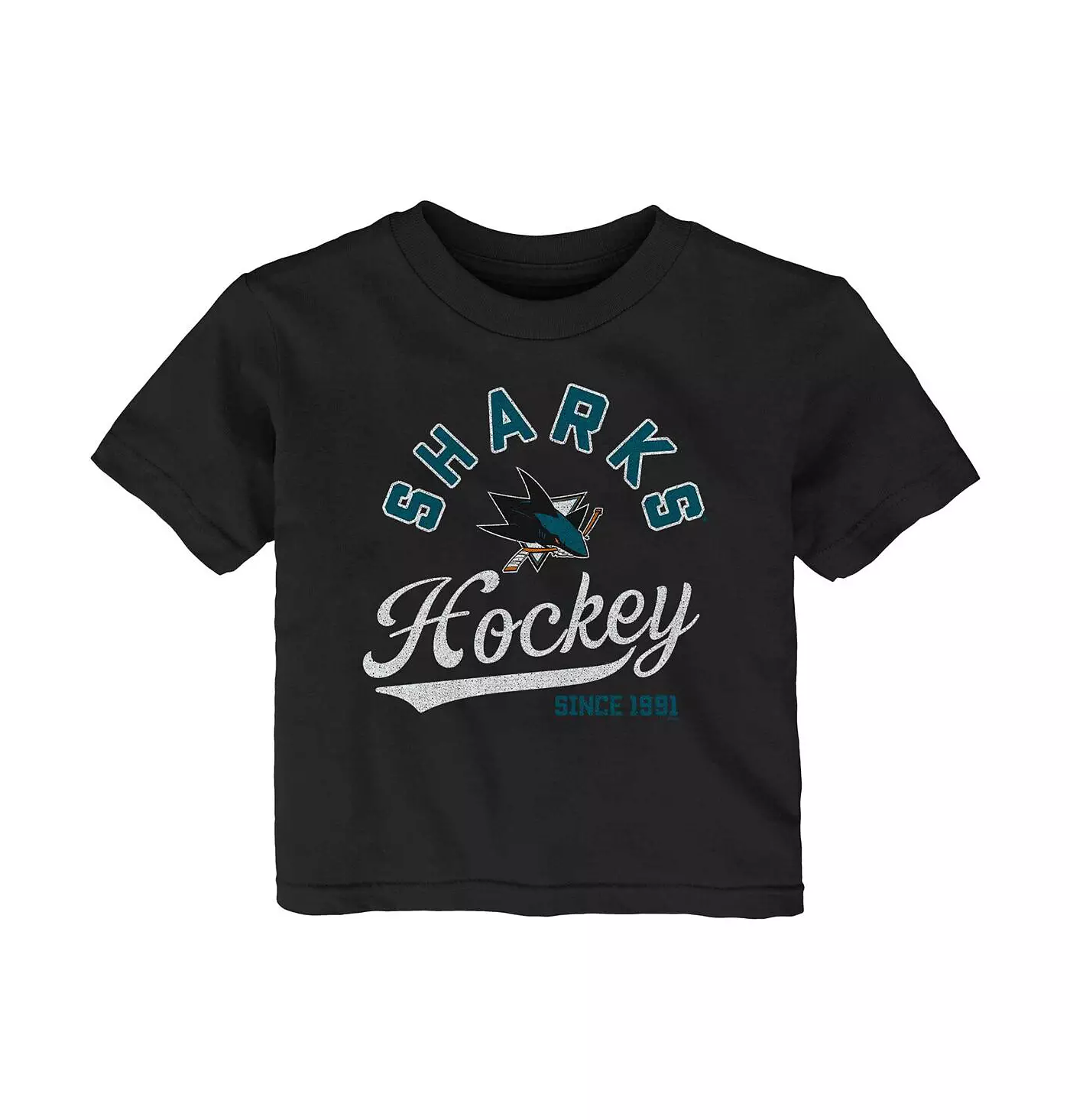 Футболка Outerstuff Infant Boys and Girls Black San Jose Sharks Take The Lead