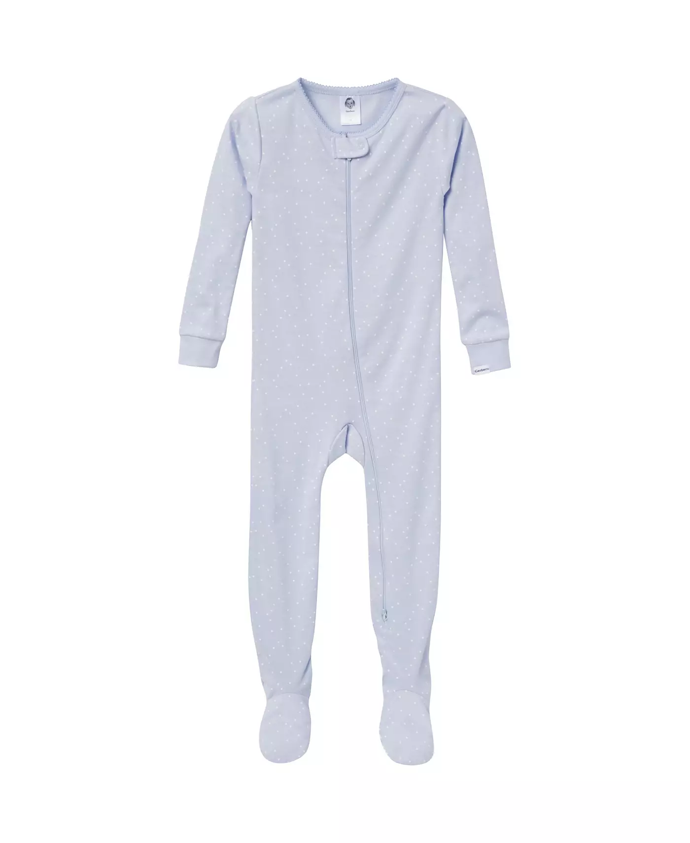 Gerber Baby Girls Baby Snug Fit Пижама со стопами, 2 шт., Бабочки