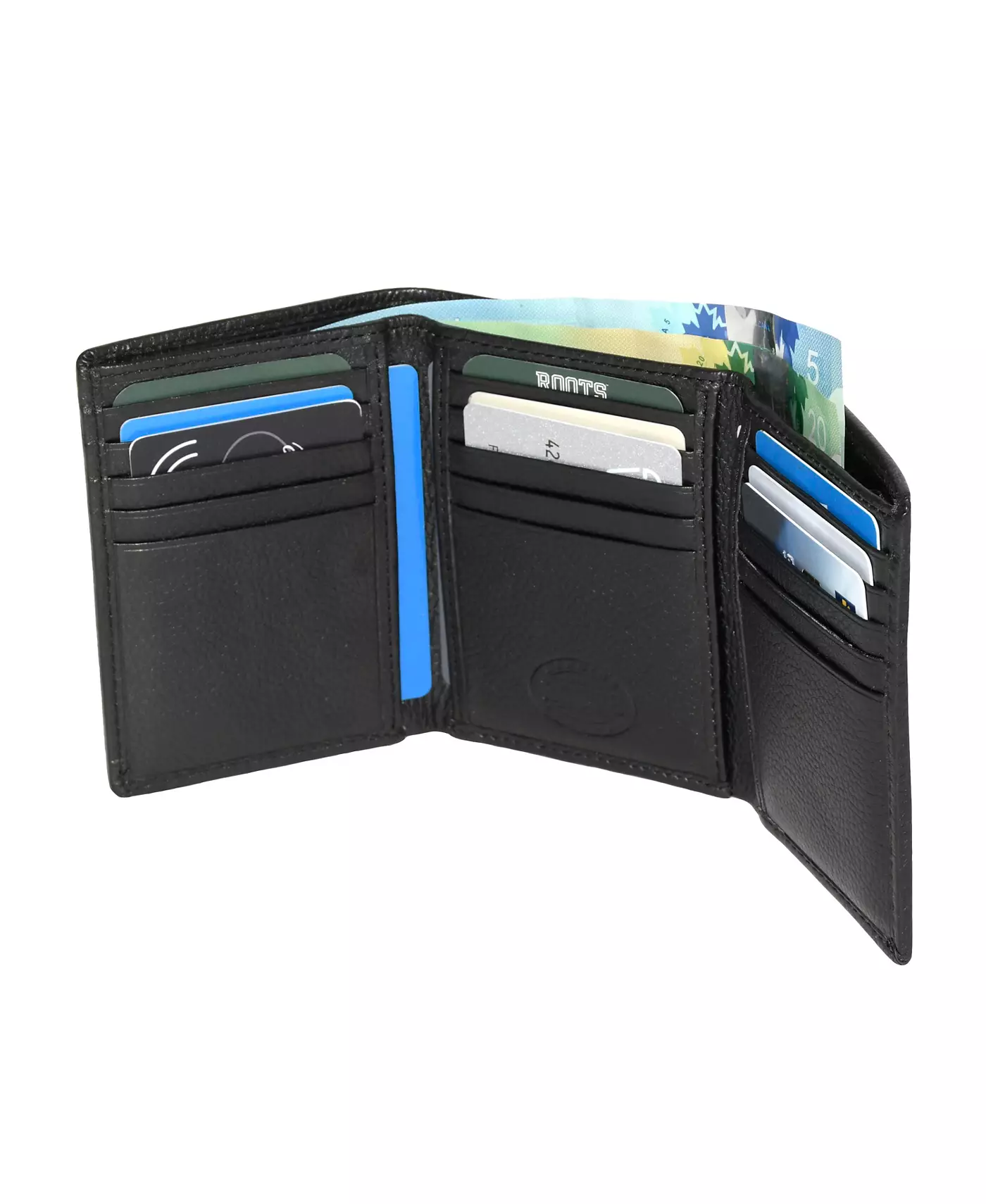 Мужской кожаный кошелек Roots Men Trifold