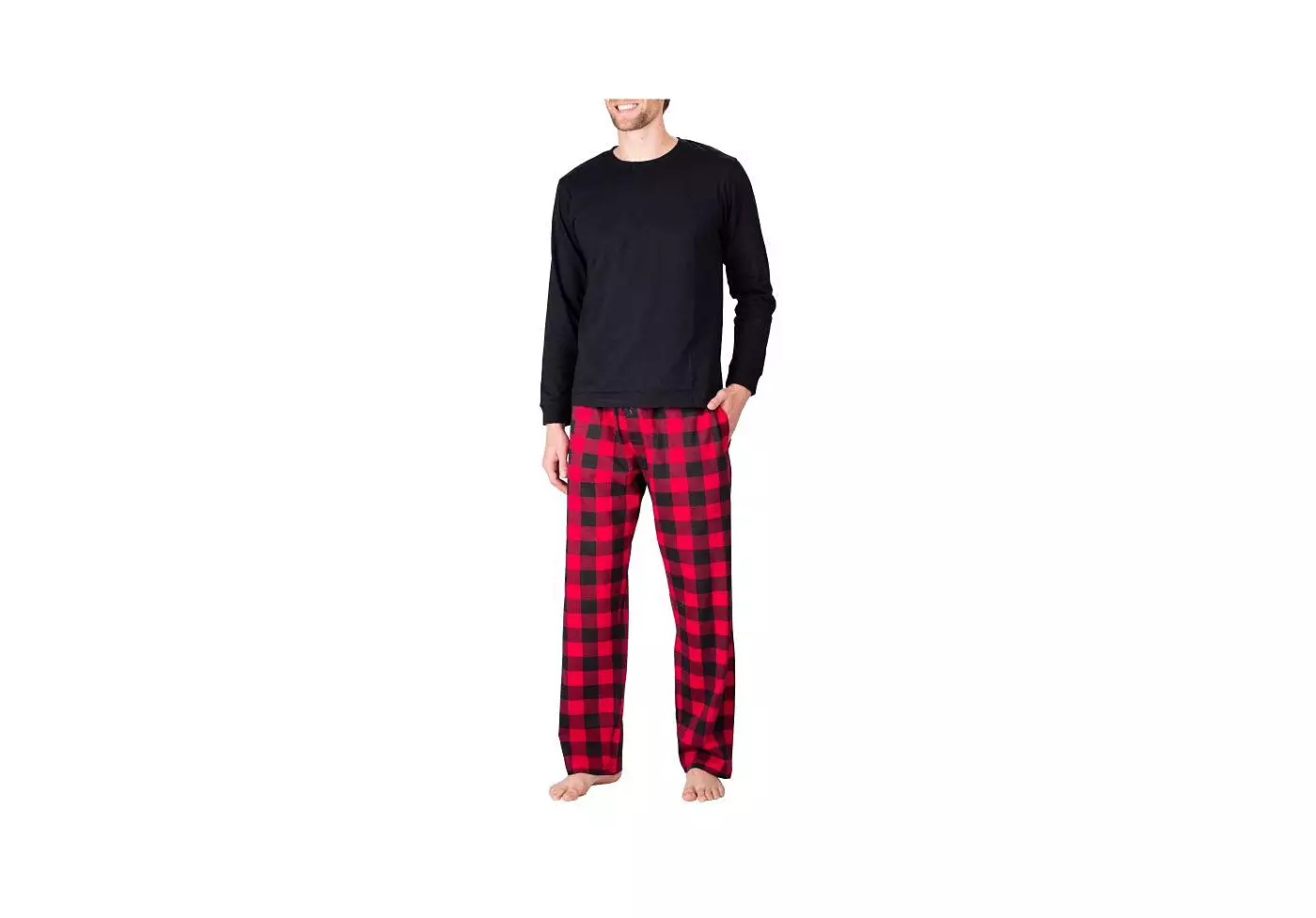 Мужской трикотажный пижамный комплект SLEEPHERO с круглым вырезом