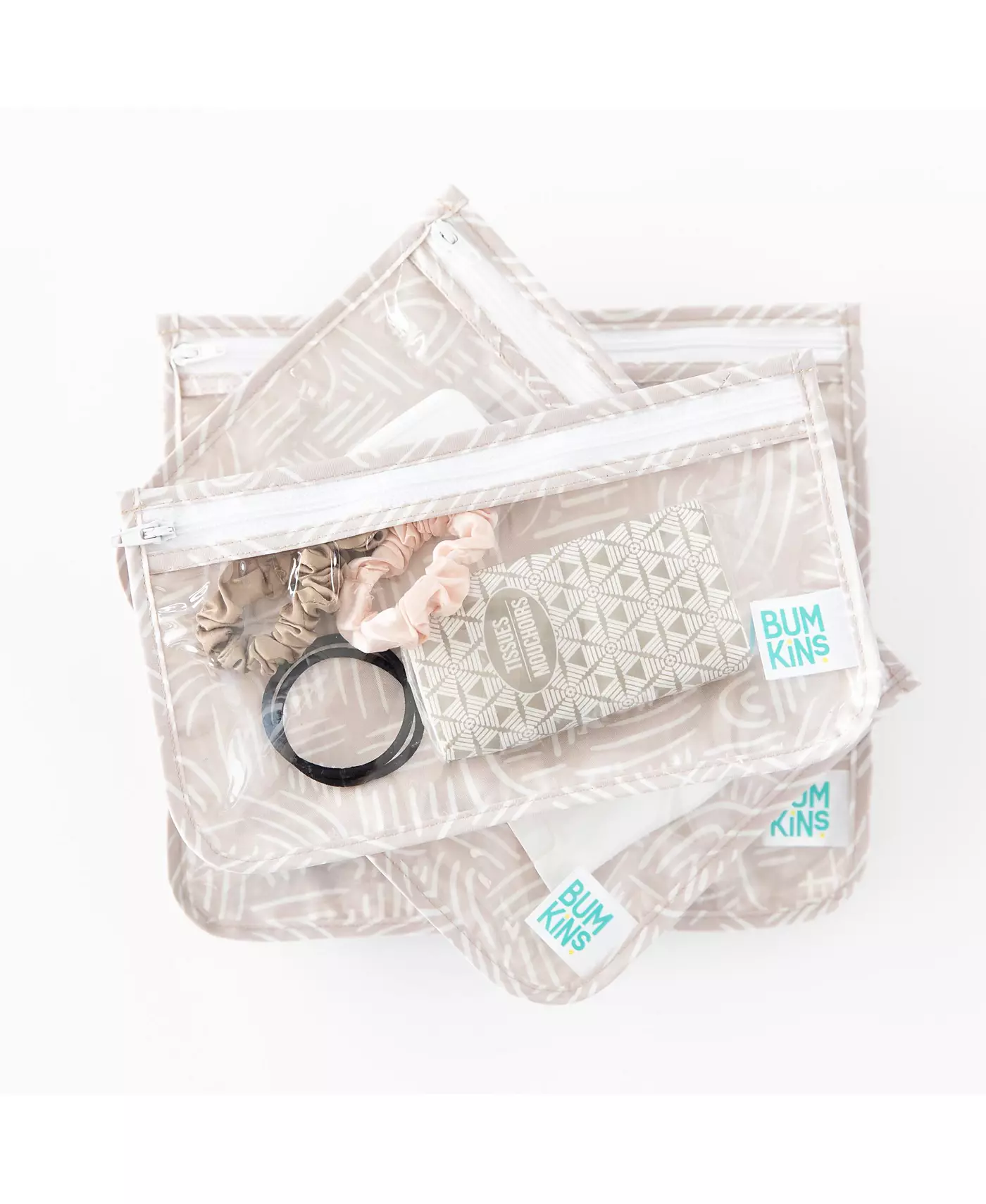 Водонепроницаемая дорожная сумка Bumkins Baby Girls Printed, упаковка из 3 шт.