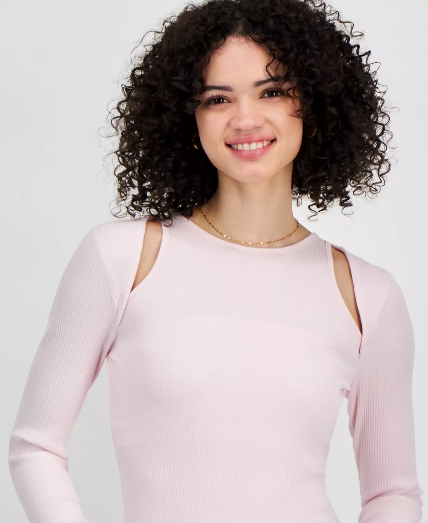 Боди Madden Girl Juniors с вырезом и длинными рукавами