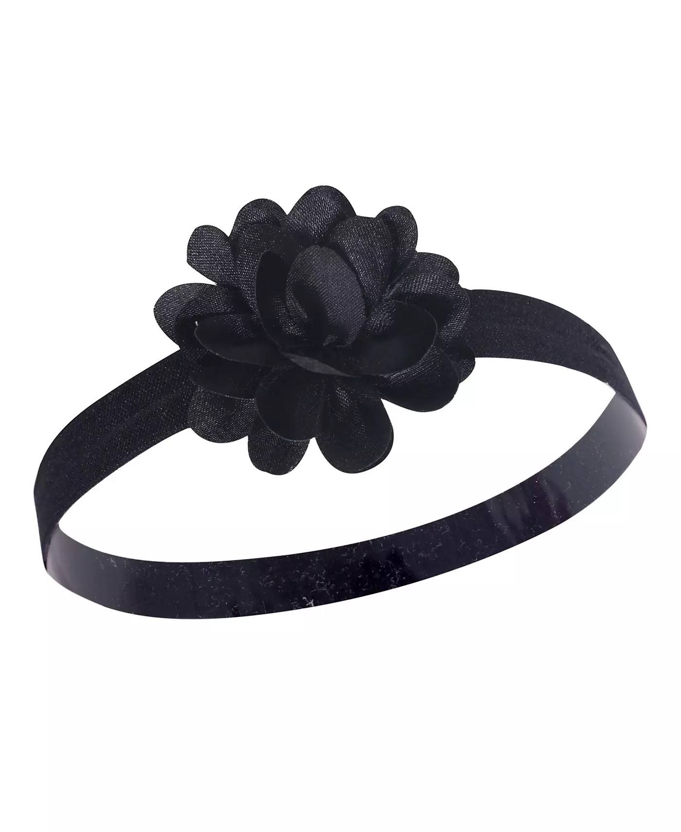 Повязки на голову Hudson Baby для девочек Hudson, 10 шт., атласные, розовые, черные, 0-24 месяца