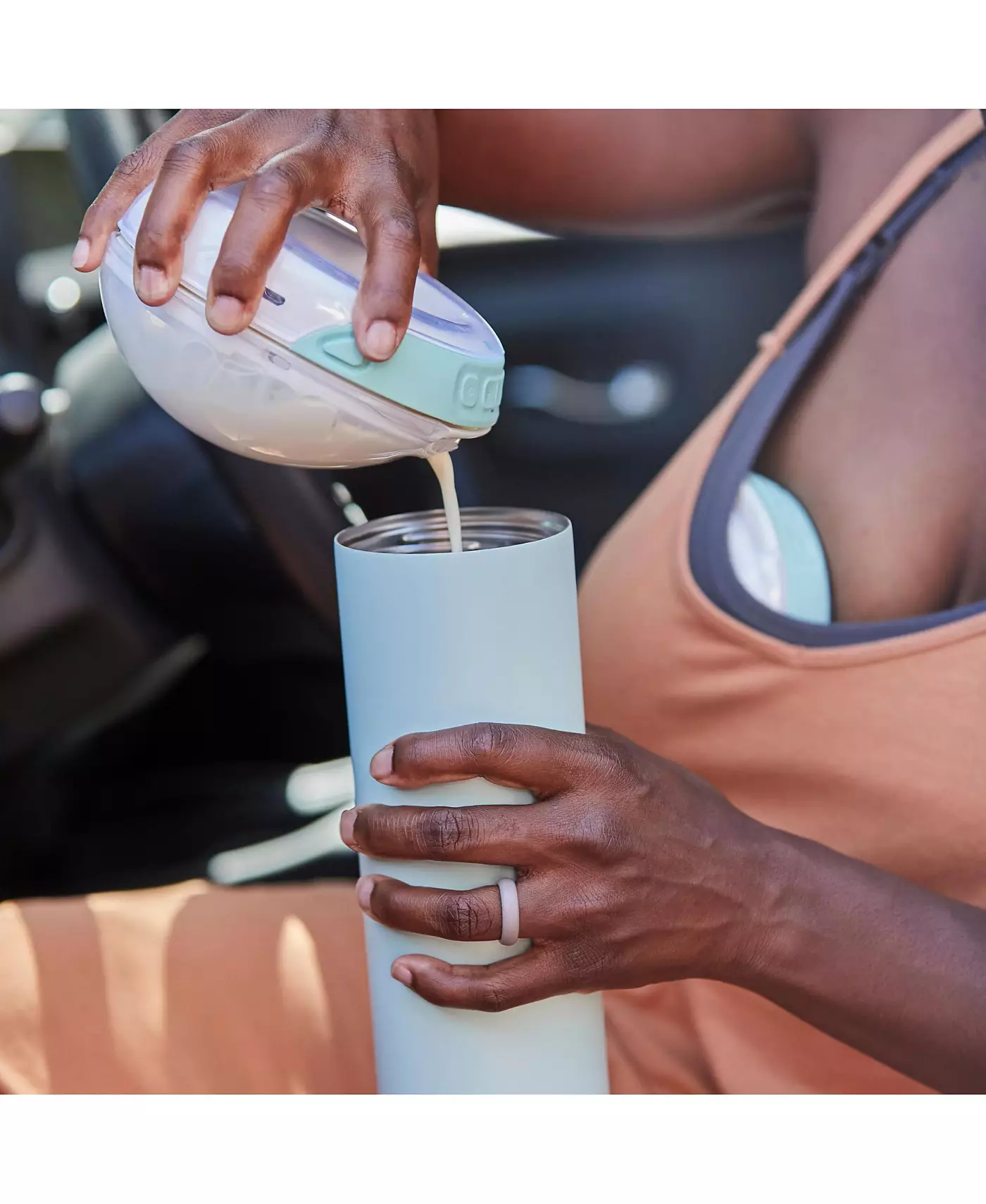 Переносной охладитель молока Willow, бирюзовый