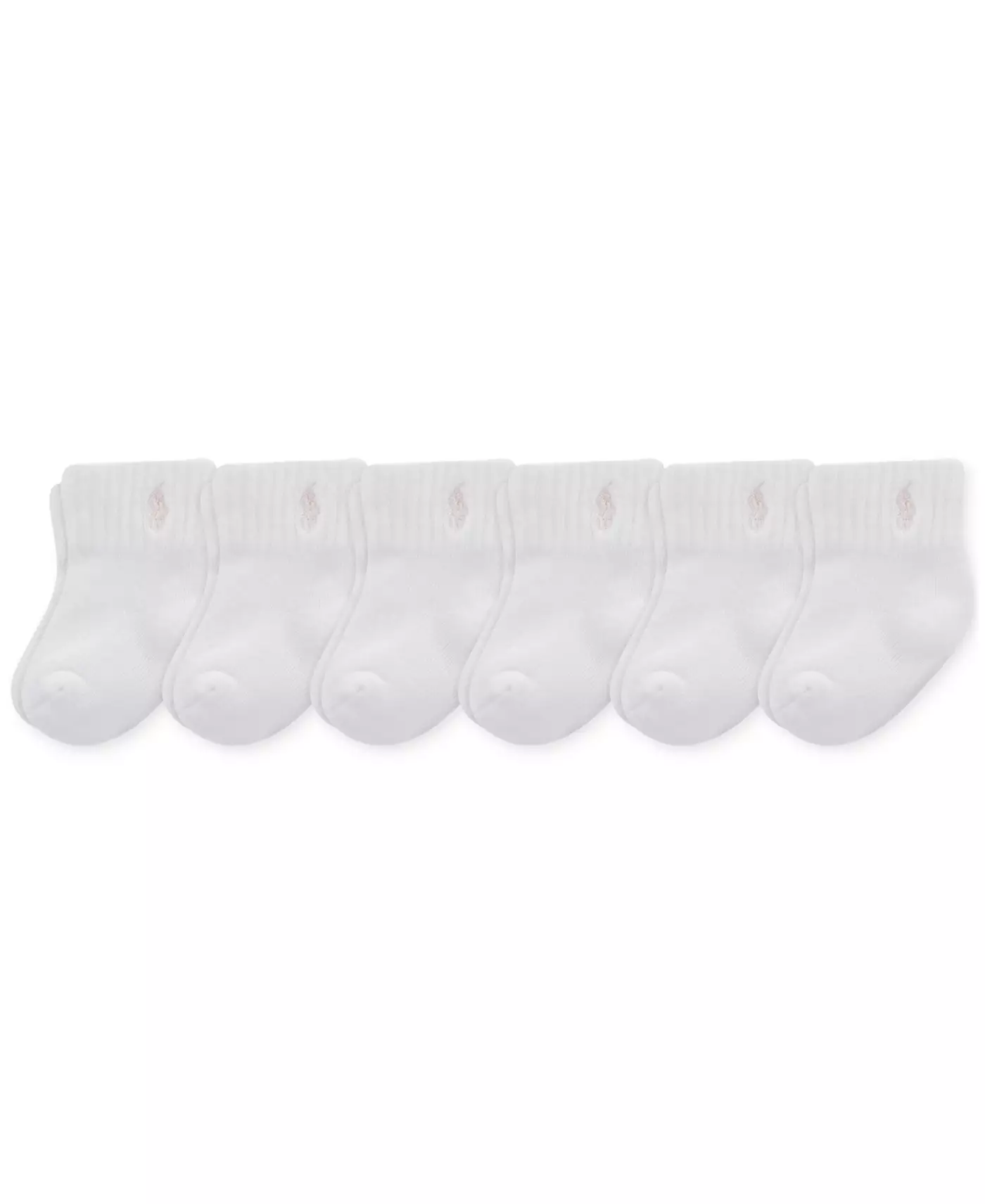 Носки Polo Ralph Lauren для девочек, спортивные, 6 шт. в упаковке
