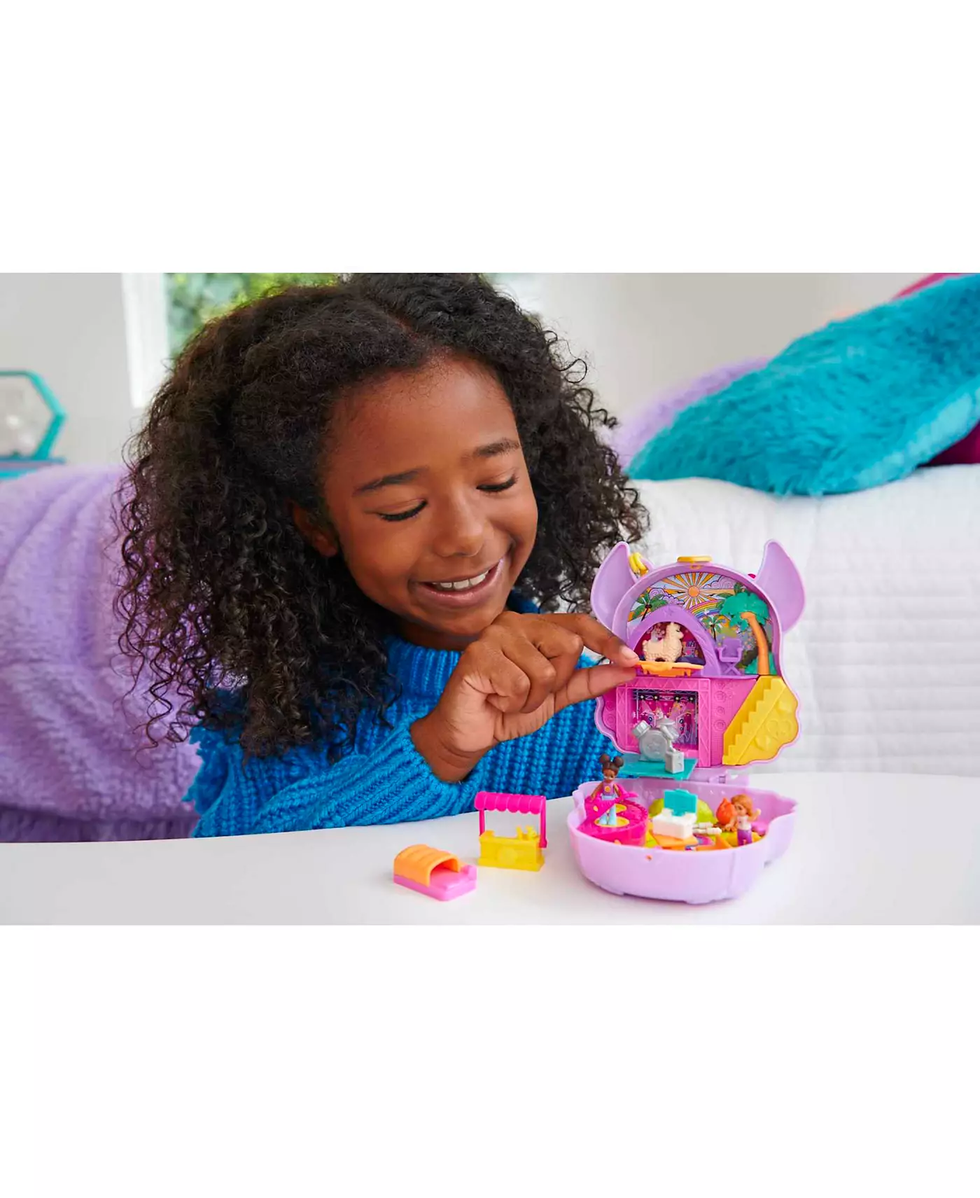 Компактная лама для приключений в лагере Полли Покет