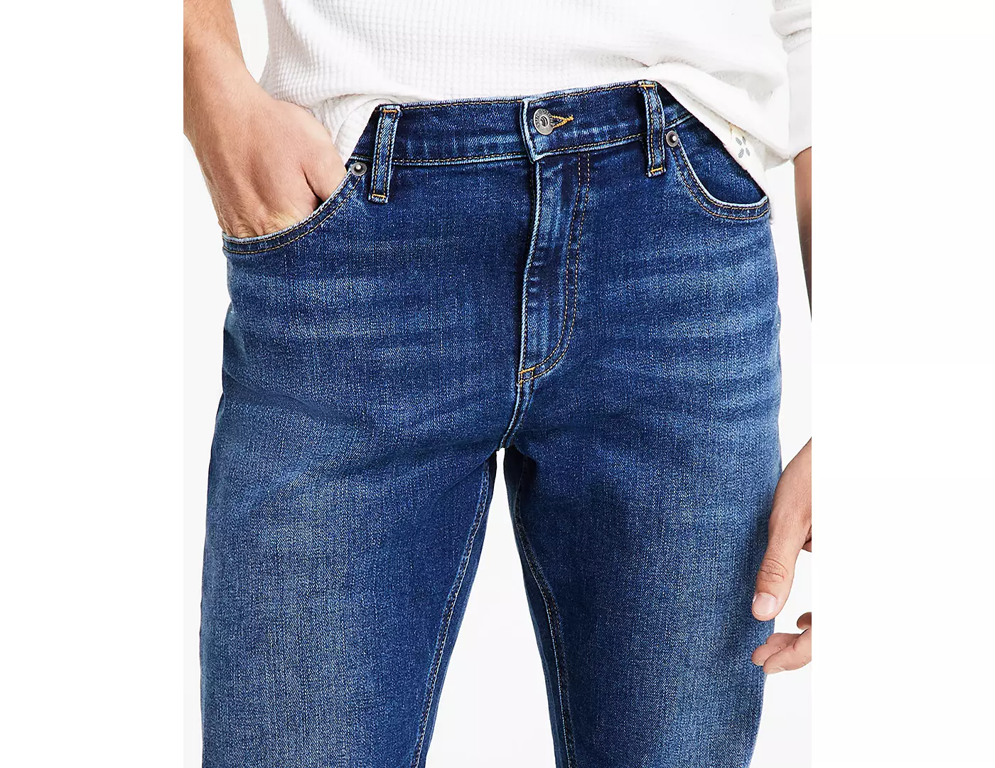 Мужские джинсы Sun + Stone Denver Slim-Fit, созданные для Macy's