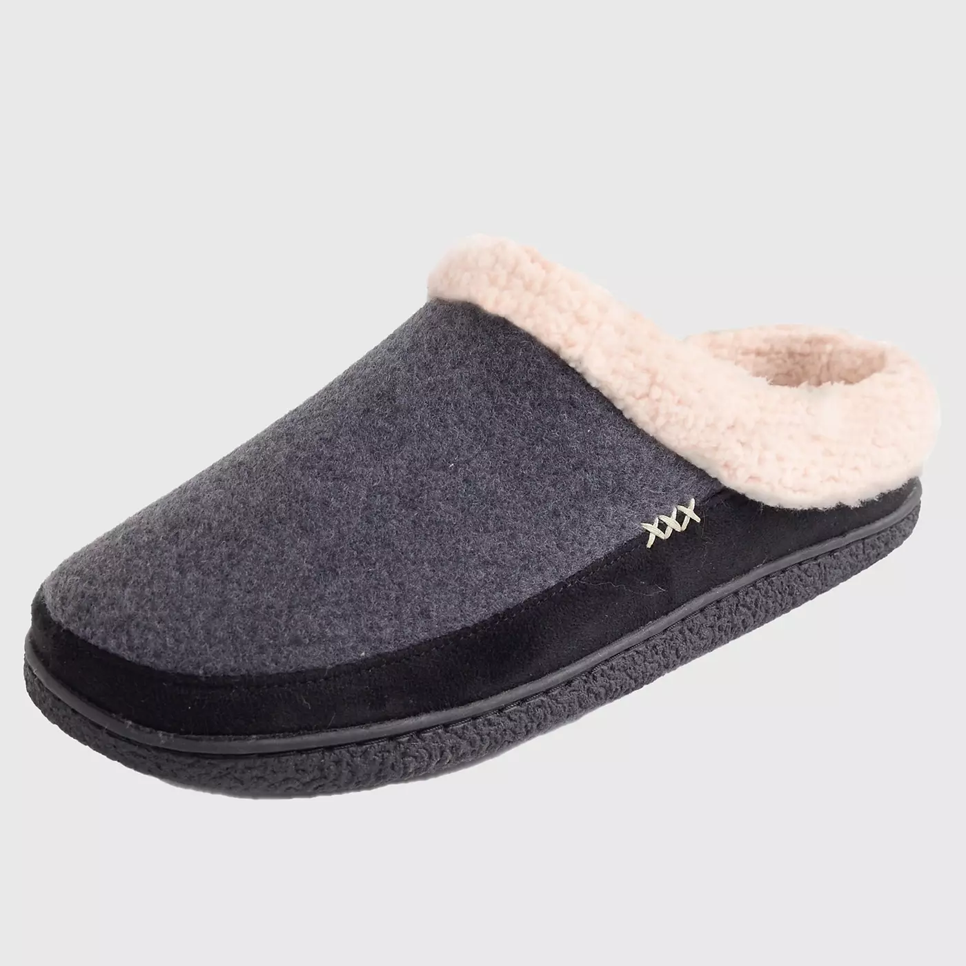 Мужские тапочки Alpine Swiss Memory Foam Clog Slips из флиса с пушистым эффектом Slip On для дома