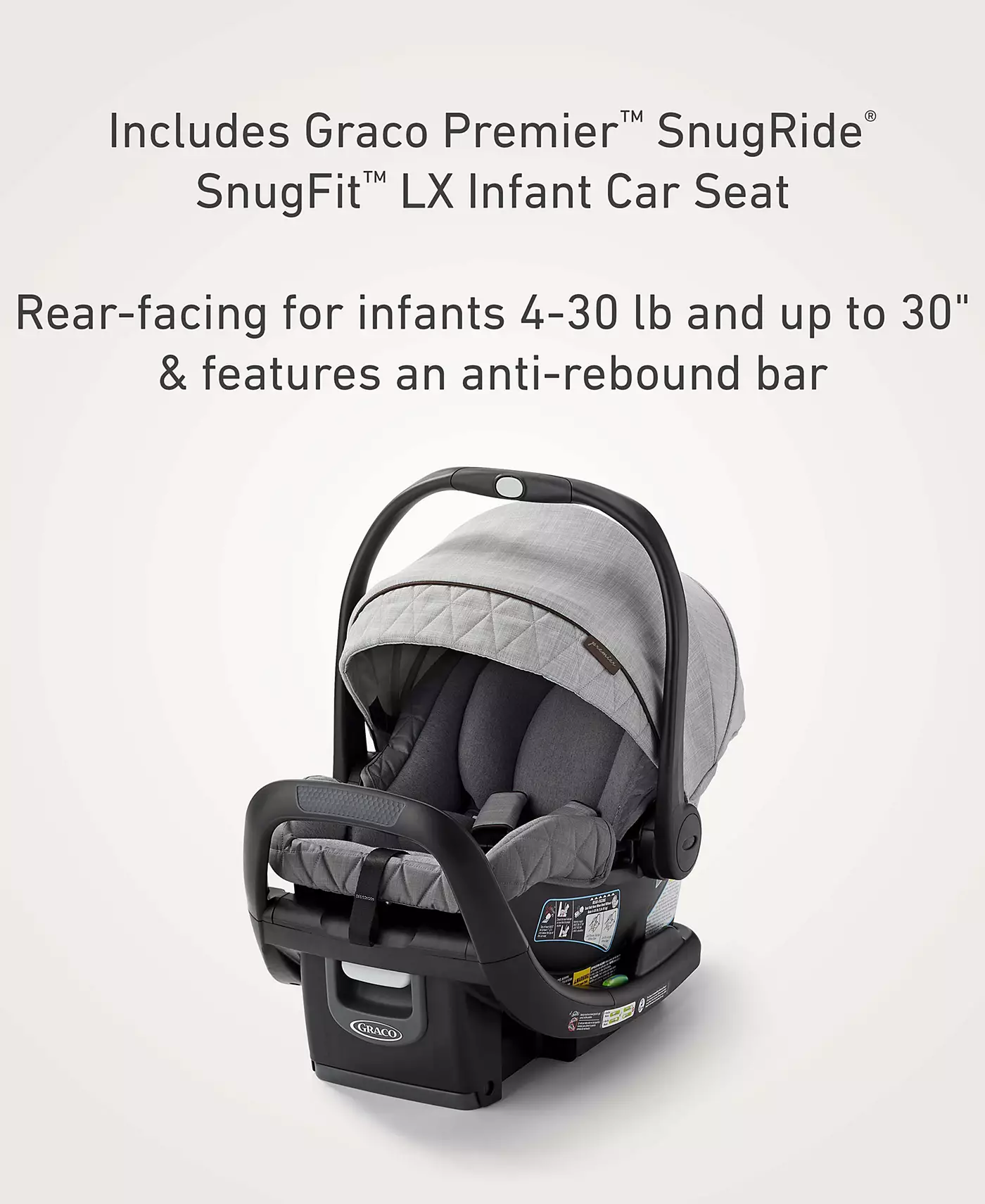 Система путешествий Graco Premier Merge с детским автокреслом SnugRide SnugFit LX