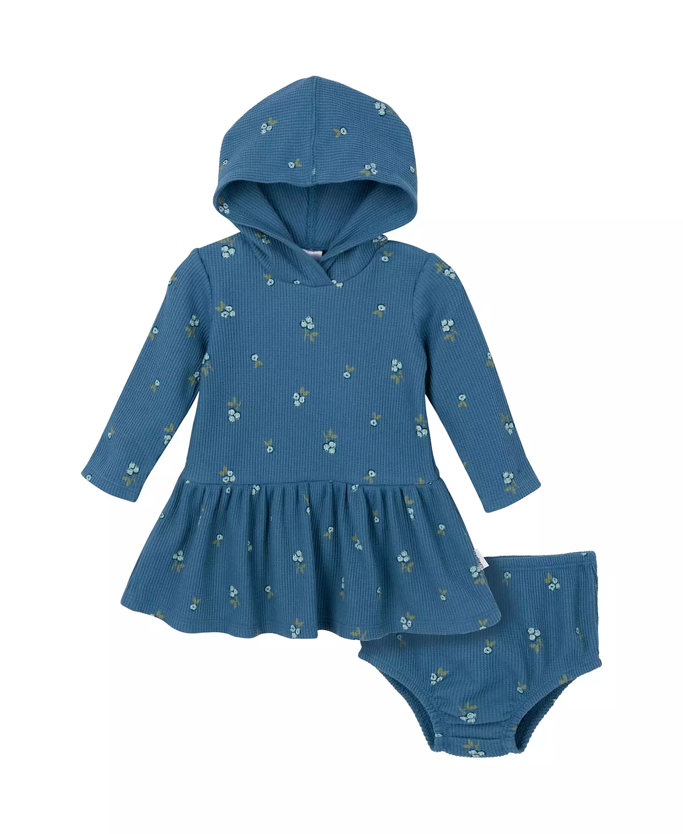 Комплект из 2 предметов: платье с длинными рукавами и подгузник для девочек Gerber Baby Girls