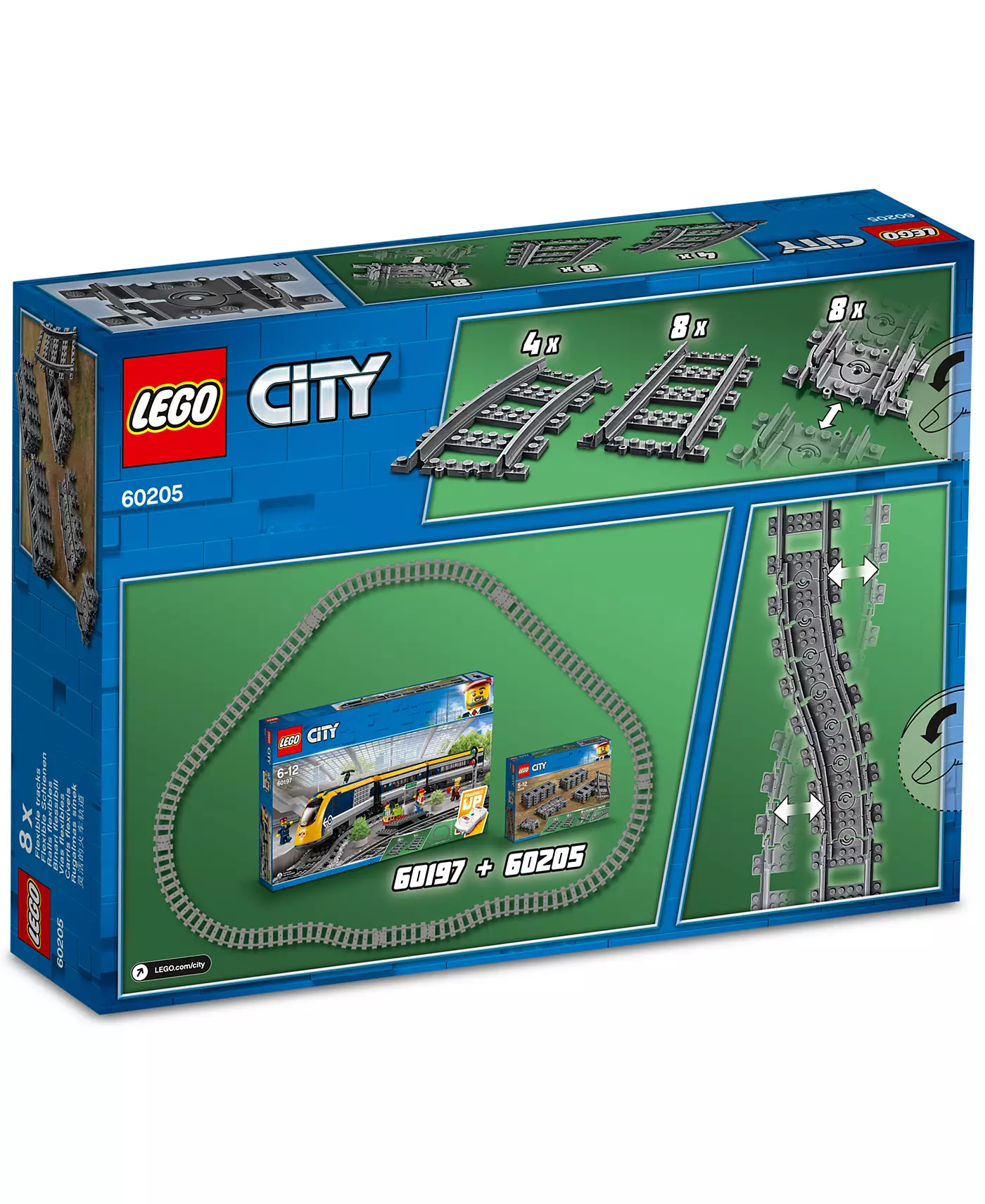 LEGO® City 60205 Треки игрушечный конструктор