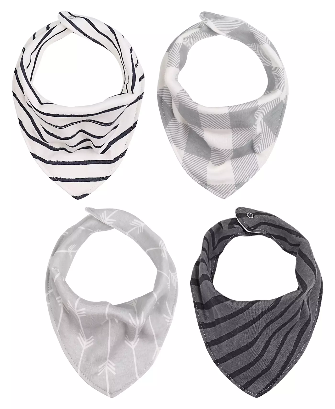 Нагрудники-банданы Peanutshell Cotton Drool для малышей, 8 шт., унисекс