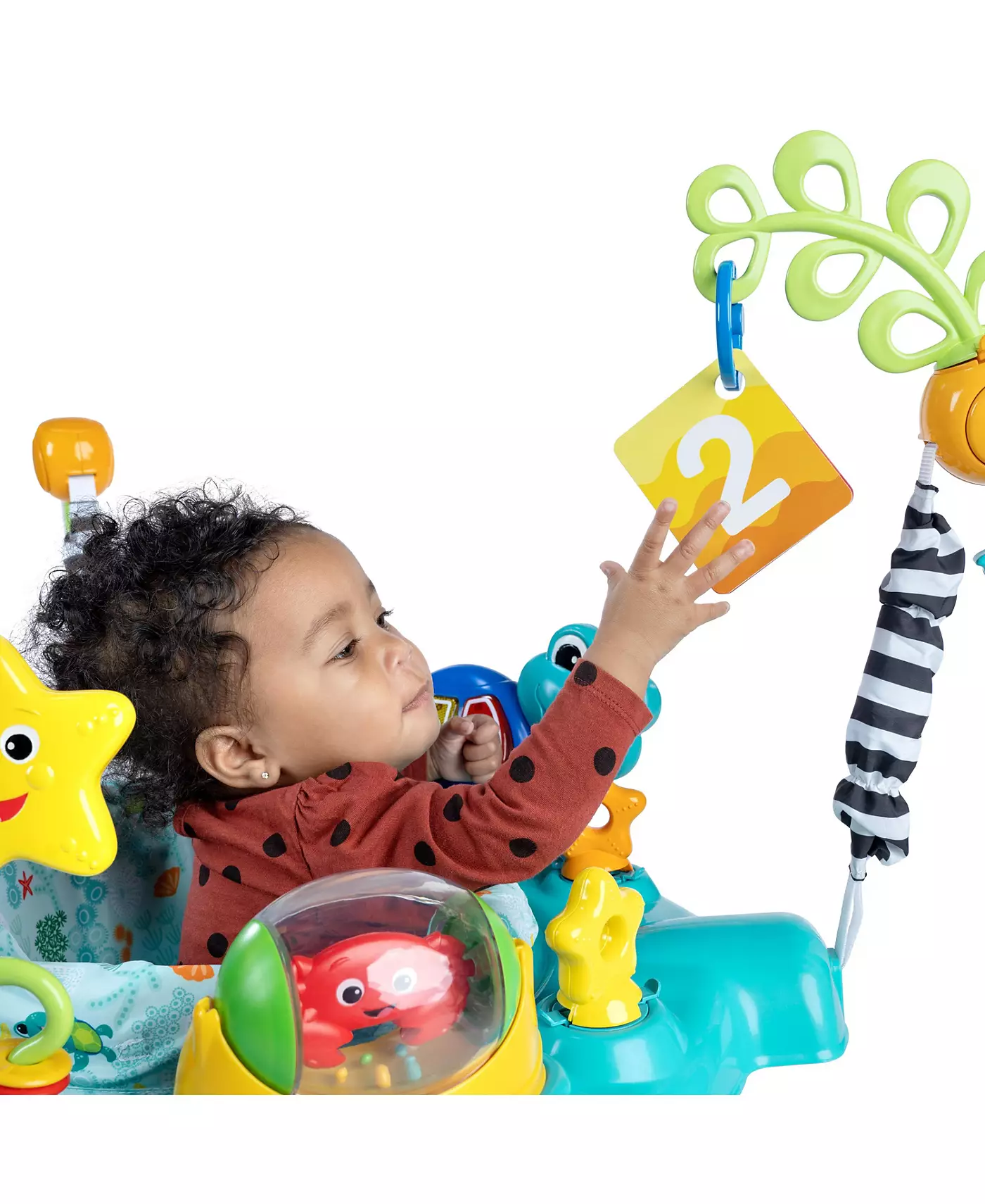 Детский развивающий прыгун Baby Einstein Curiosity Cove™ 2-в-1