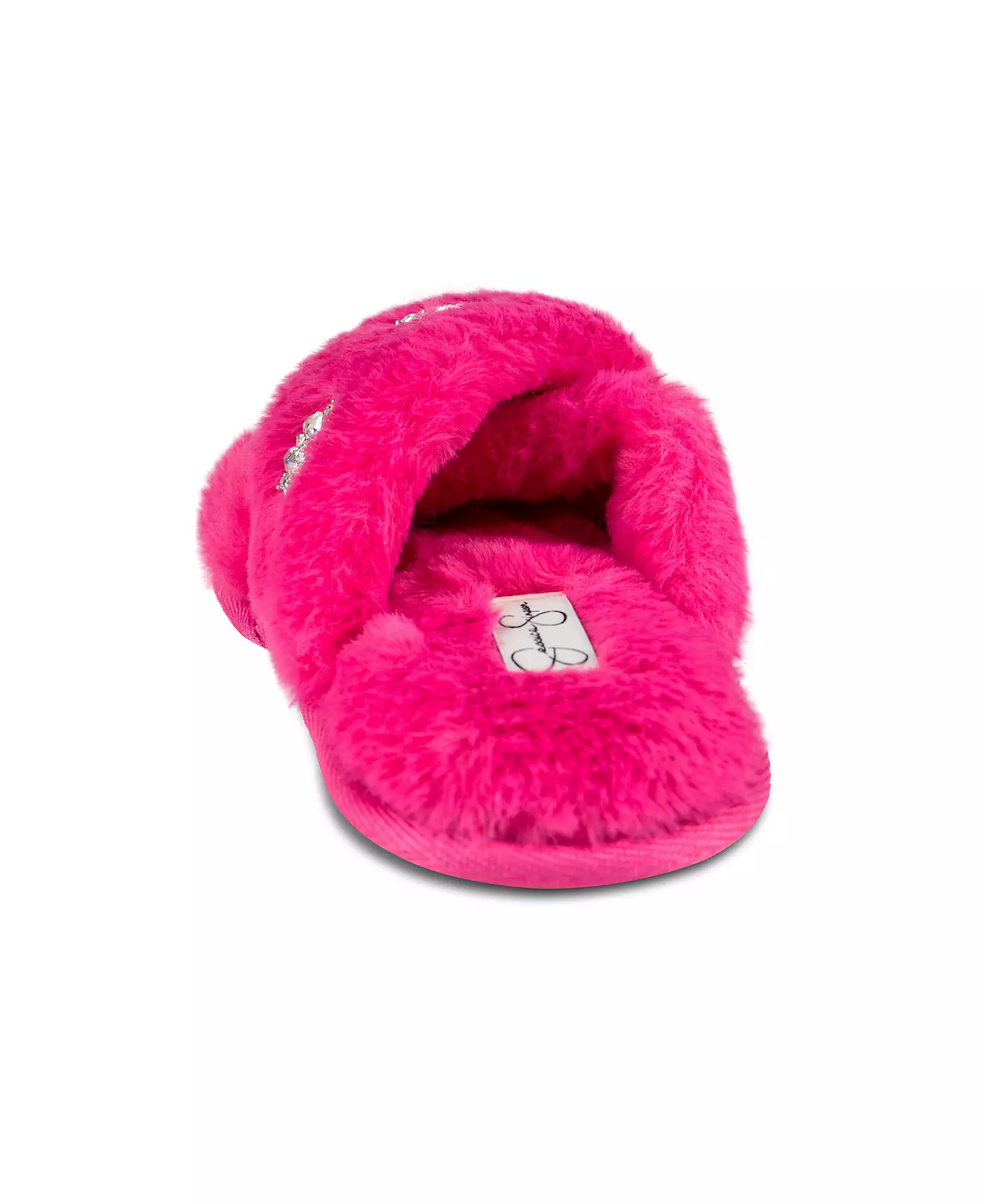 Женские тапочки-слайды Jessica Simpson с декоративными перекрещивающимися полосками