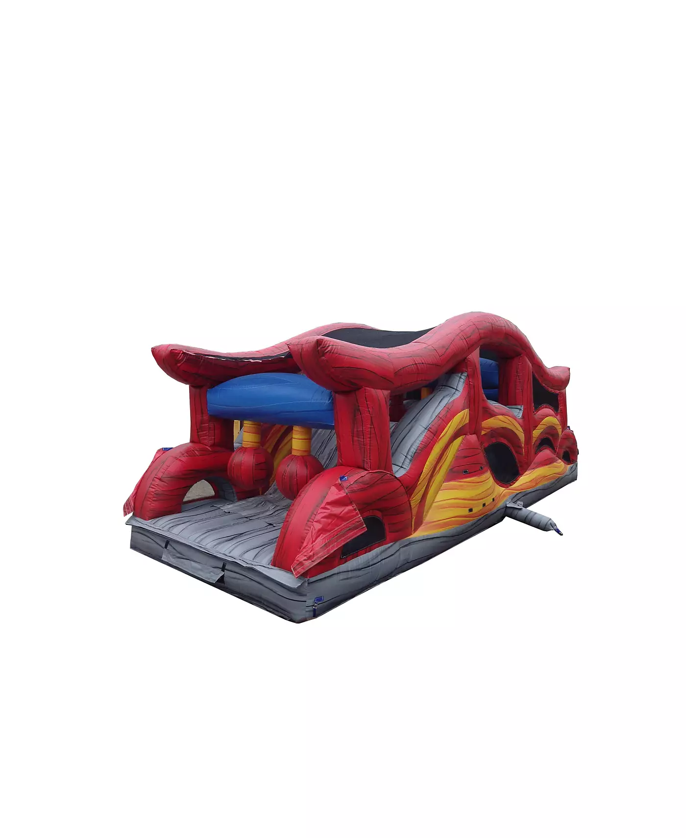 Jumporange Shadow - надувной батут с полосой препятствий для детей и взрослых с нагнетателем, коммерческий класс, всплывающие батуты, для использования на открытом воздухе и в помещении, качество аренды - (часть 3)