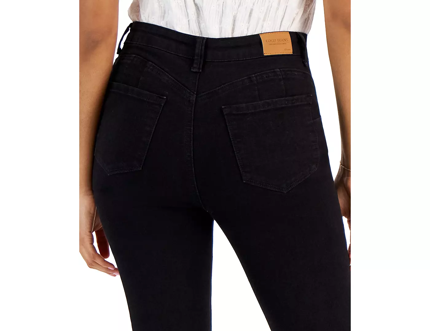 Джинсы-скинни с высокой посадкой и эффектом потертости Gogo Jeans Juniors