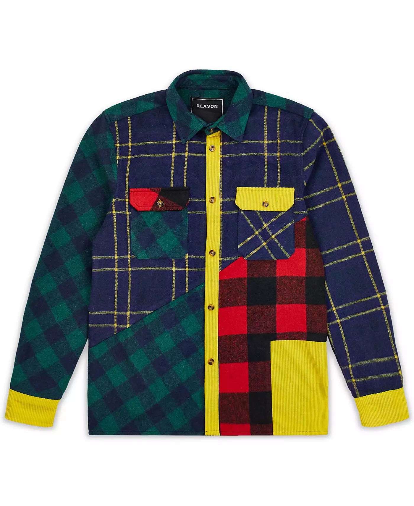 Мужская рубашка с длинными рукавами Reason Panel Overshirt