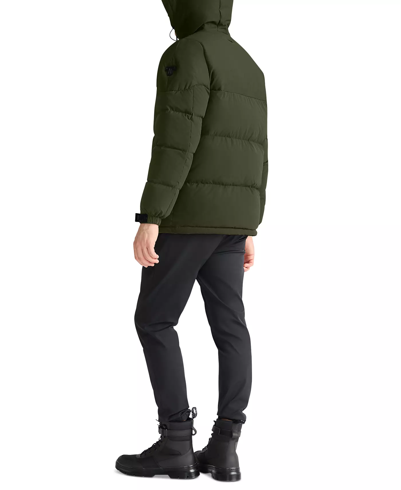 Мужская асимметричная куртка TUMI Premium Down Fill Heavyweight Puffer с застежкой-молнией