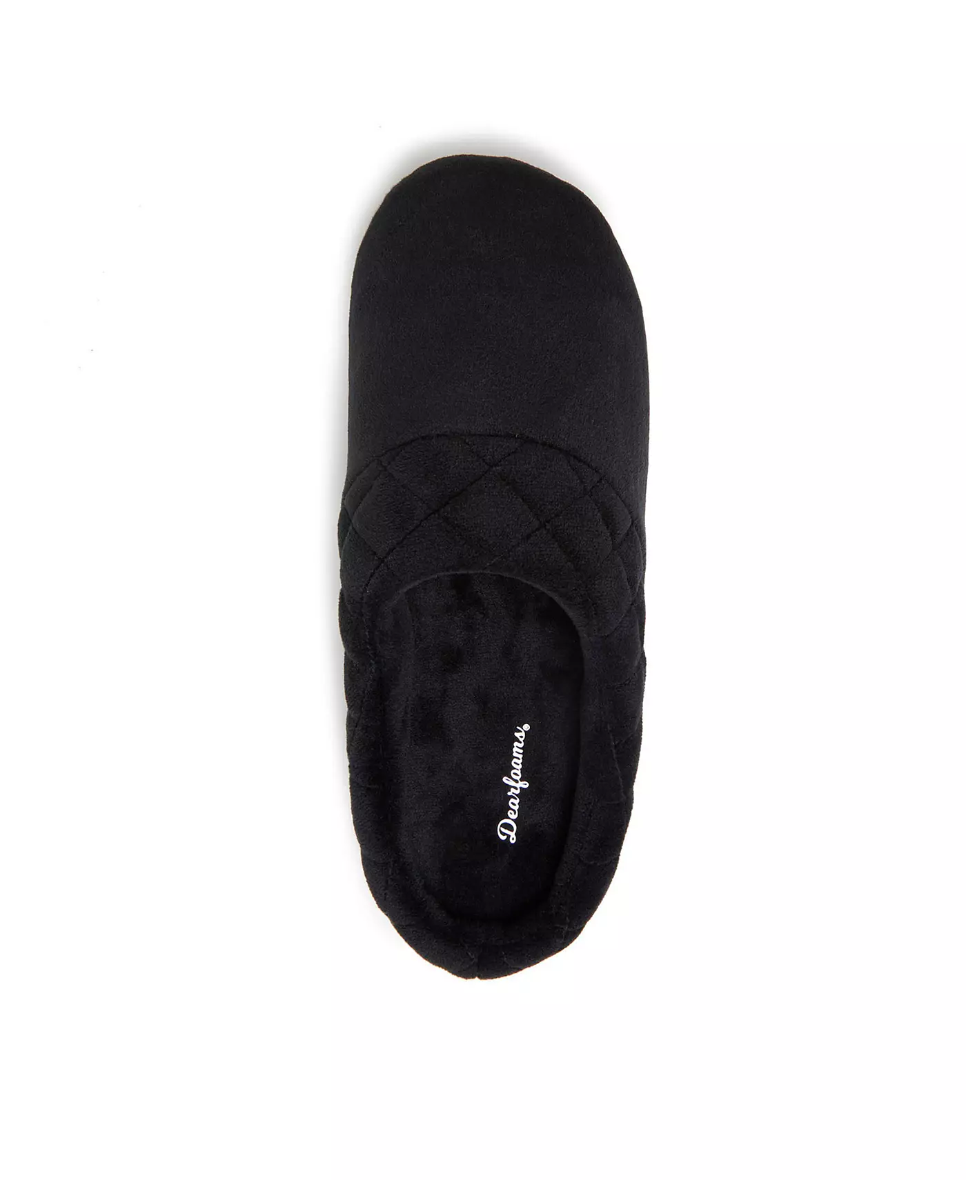 Женские тапочки Dearfoams Darcy Velour Clog со стегаными манжетами