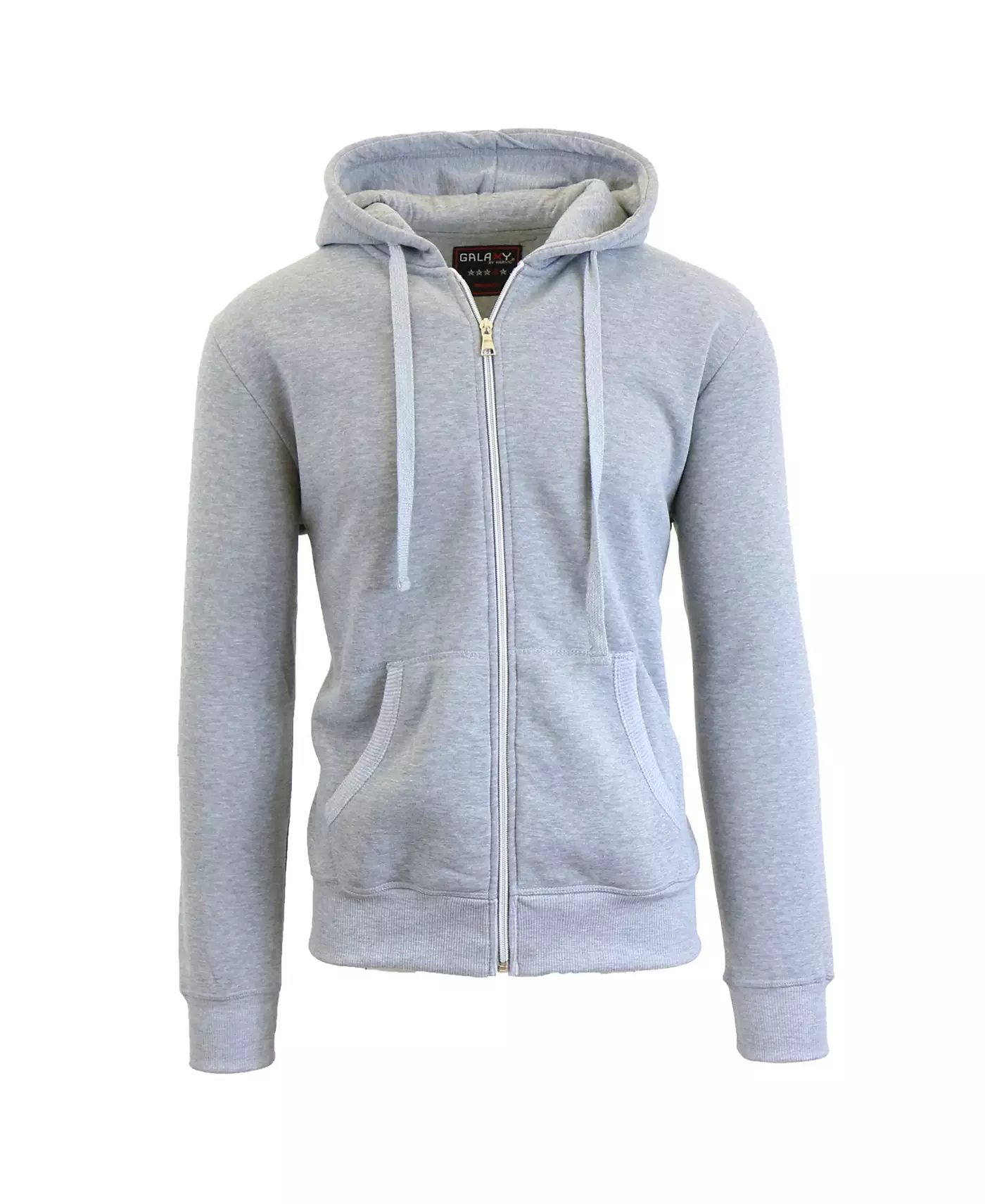 Мужская флисовая толстовка Galaxy By Harvic с капюшоном и застежкой-молнией