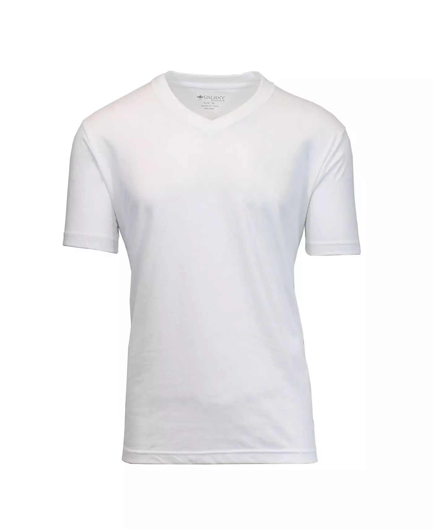 Мужская футболка Galaxy By Harvic с коротким рукавом и V-образным вырезом