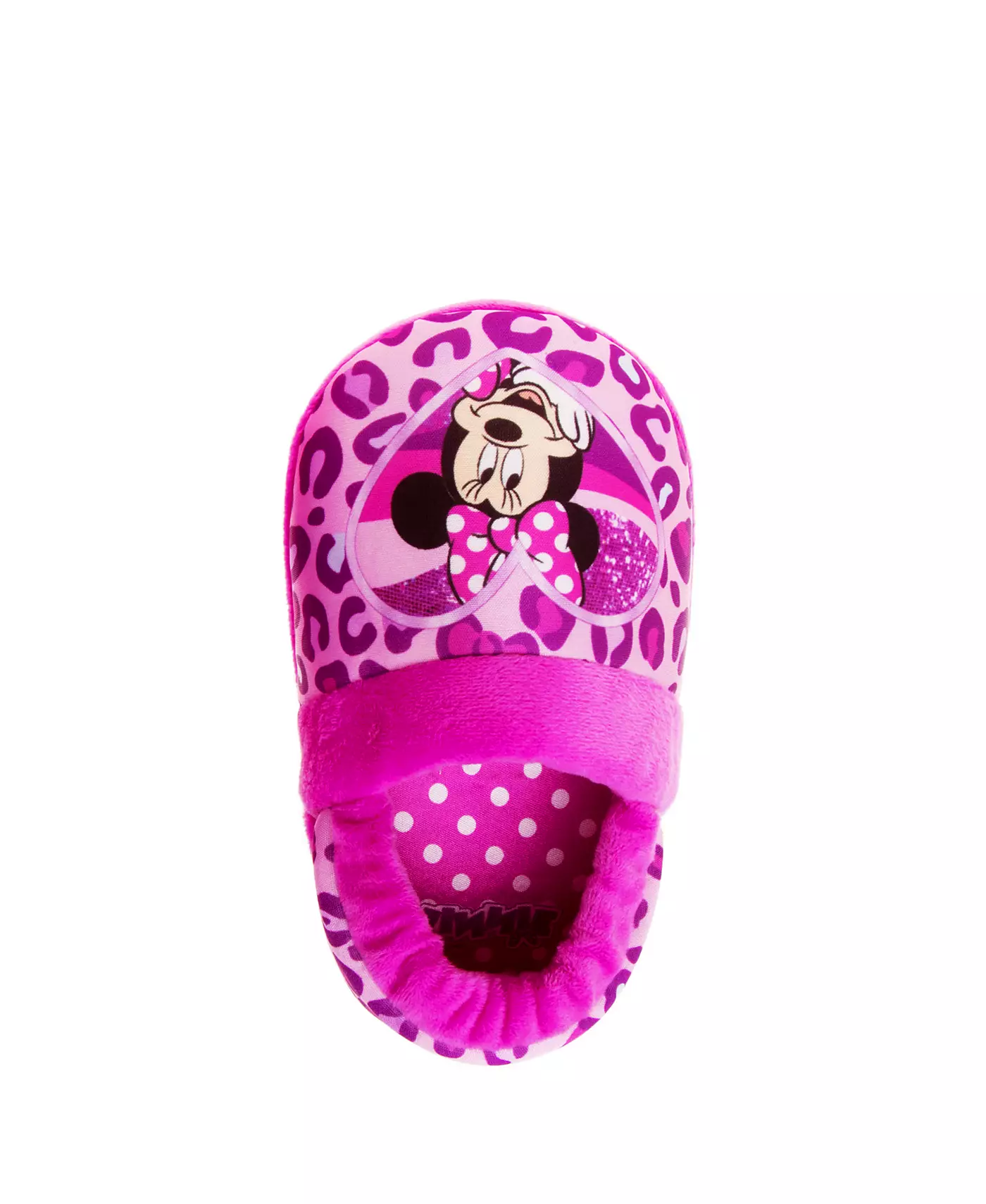 Тапочки Disney для девочек-малышей Минни Маус двойного размера