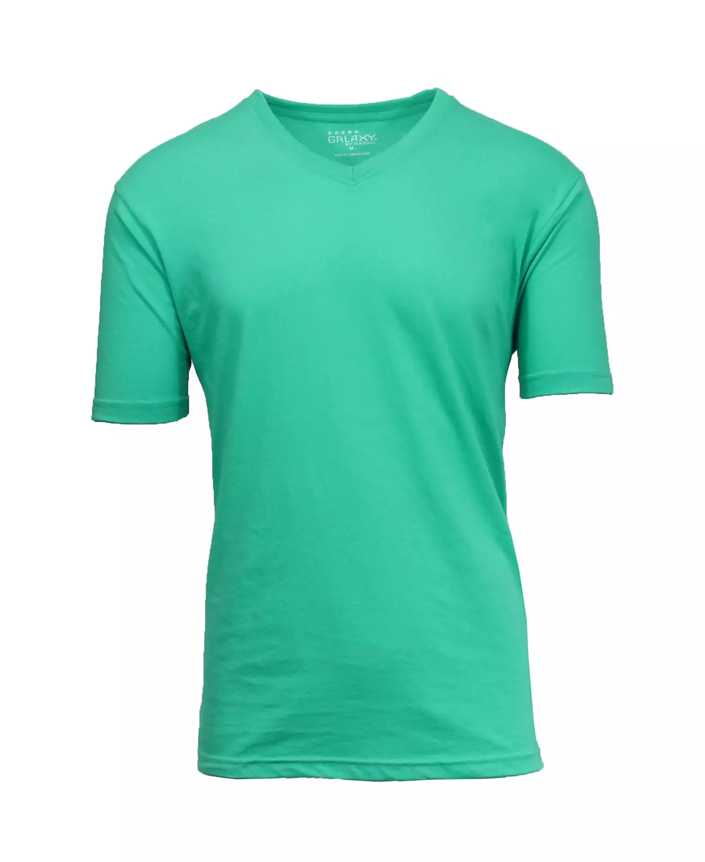 Мужская футболка Galaxy By Harvic с коротким рукавом и V-образным вырезом