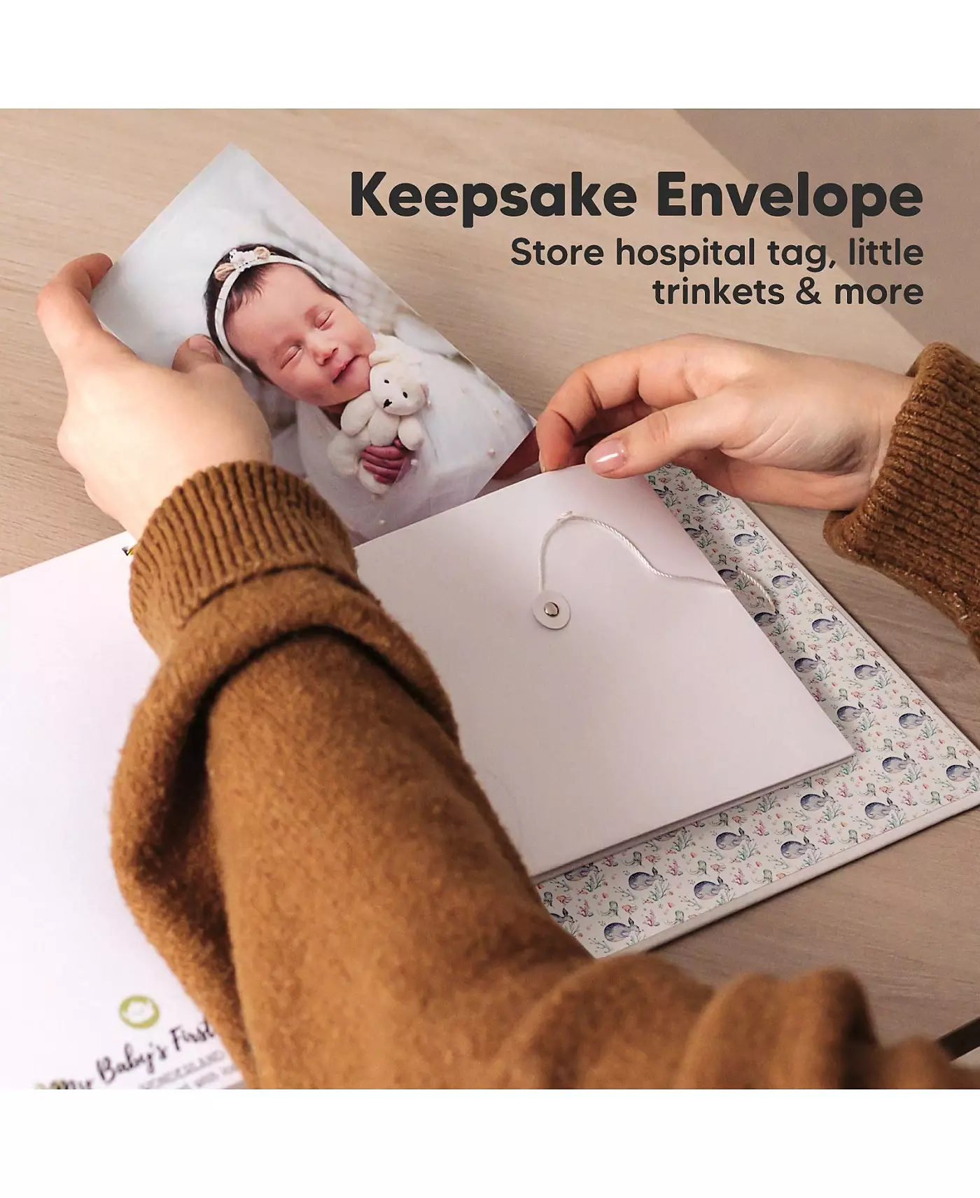 KeaBabies Craft Baby Memory Book, детские книги для первых 5 лет, 90 страниц, памятный дневник для девочек и мальчиков