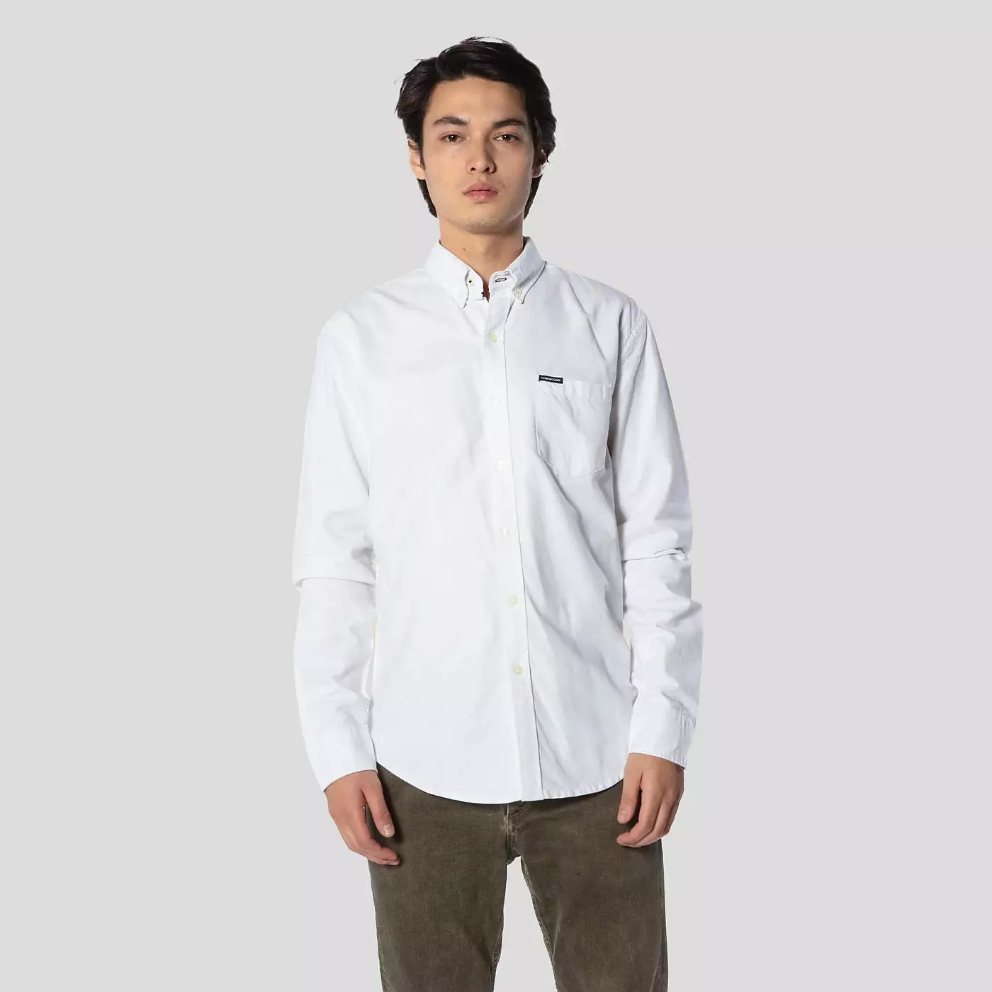 Мужская рубашка Oxford на пуговицах, только для членов клуба