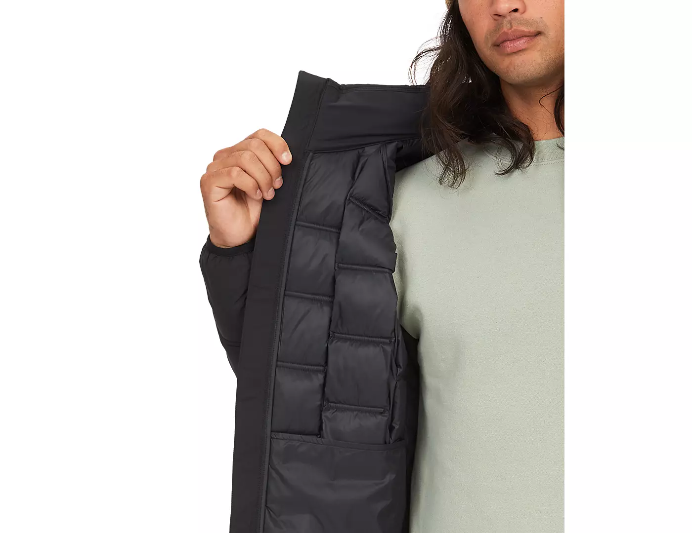 Мужская стеганая куртка-пуховик Marmot WarmCube® Active Novus с застежкой-молнией