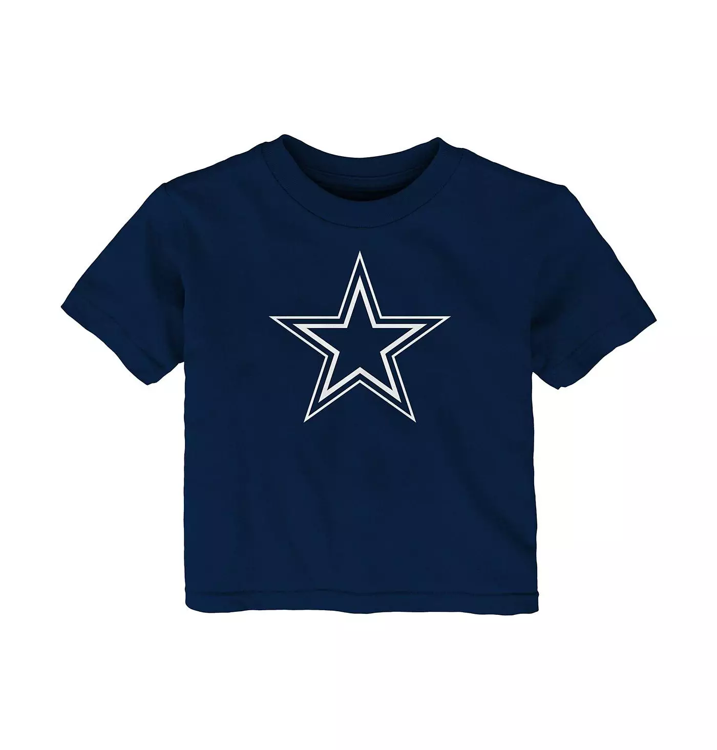 Футболка Outerstuff Baby Boys and Girls Navy Dallas Cowboys Primary с логотипом