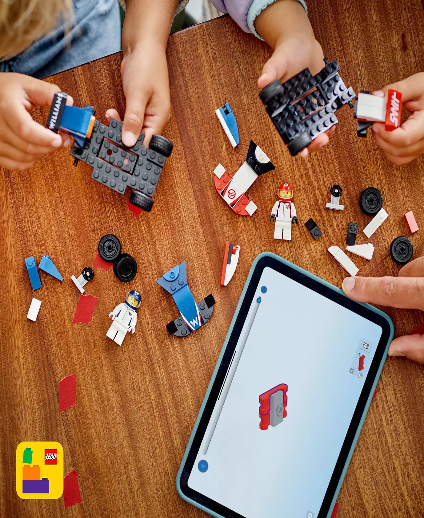 LEGO® City F1 Williams Racing и гоночные автомобили Haas F1, конструктор, 60464, 92 детали