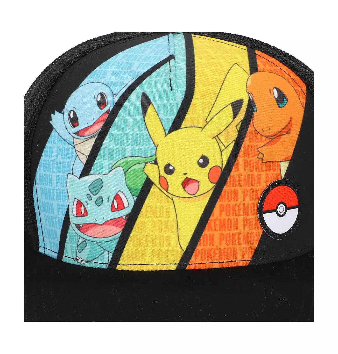 Бейсбольная кепка Pokemon Boys Multicharacter из сетки и микрофибры для молодежи