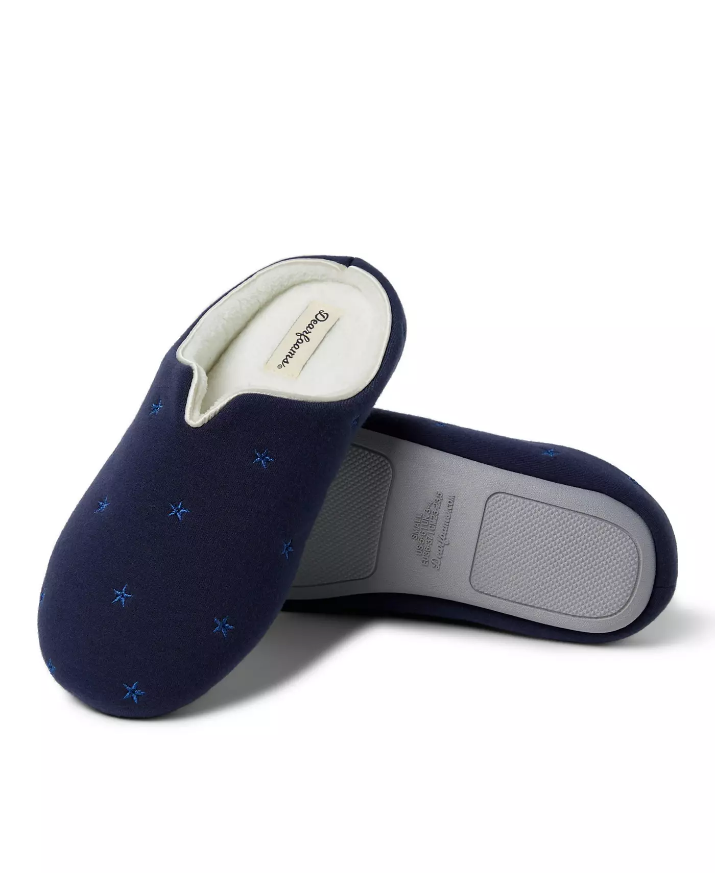 Женские сабо Dearfoams Dori с вышивкой Notch