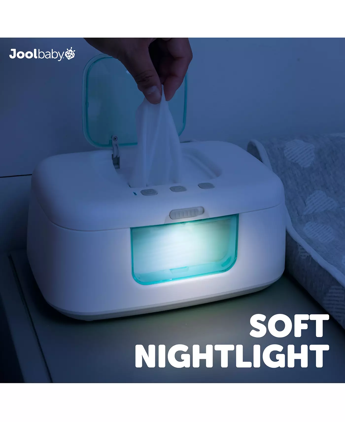 Подогреватель салфеток для младенцев Jool Baby Baby TinyBums с ночником LED