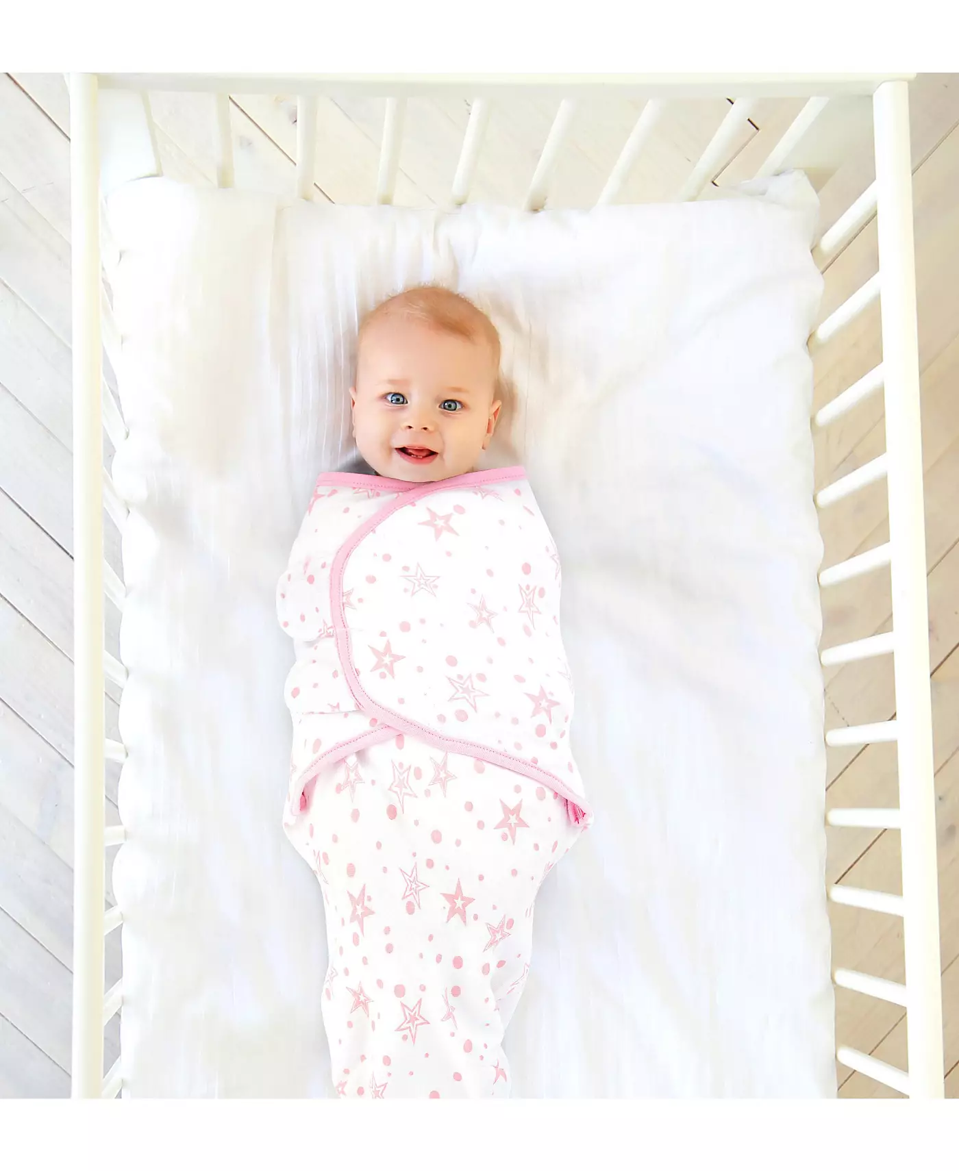 Bublo Baby Детское пеленальное одеяло для мальчиков и девочек, 3 упаковки пеленок для новорожденных, регулируемый спальный мешок для младенцев