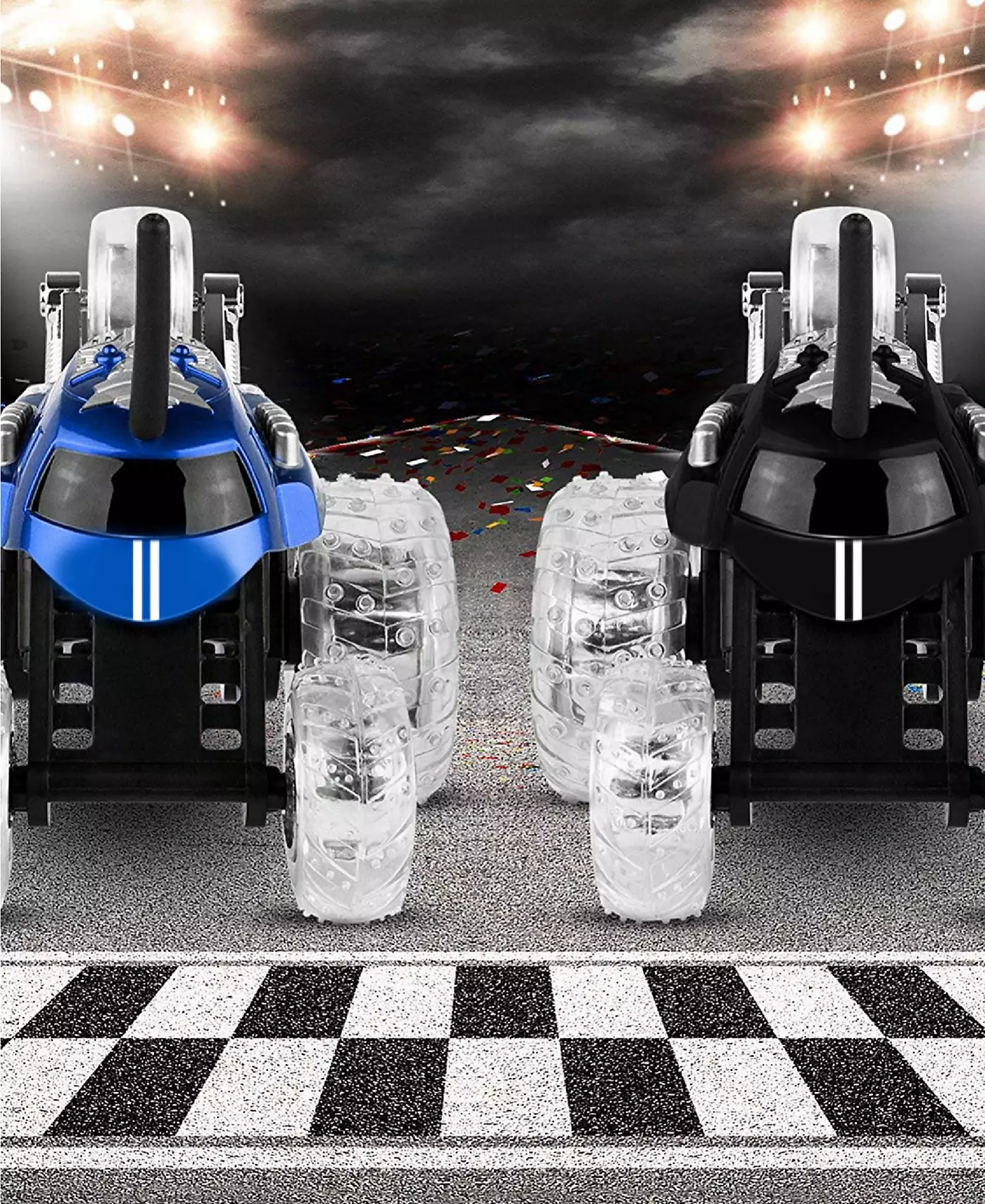 Sharper Image Toy RC Monster Spinning Car