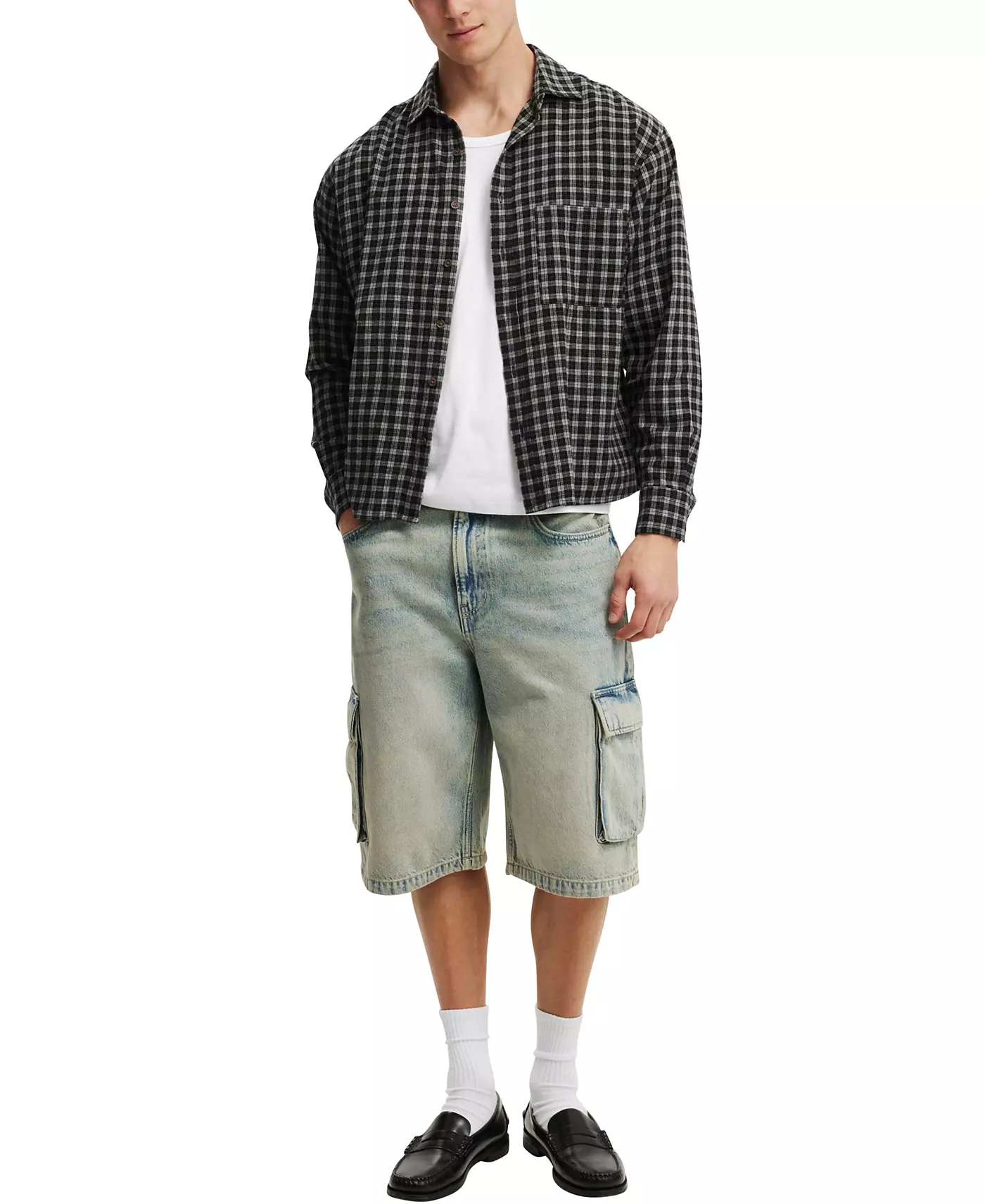 Мужская рубашка с длинным рукавом COTTON ON Tribeca