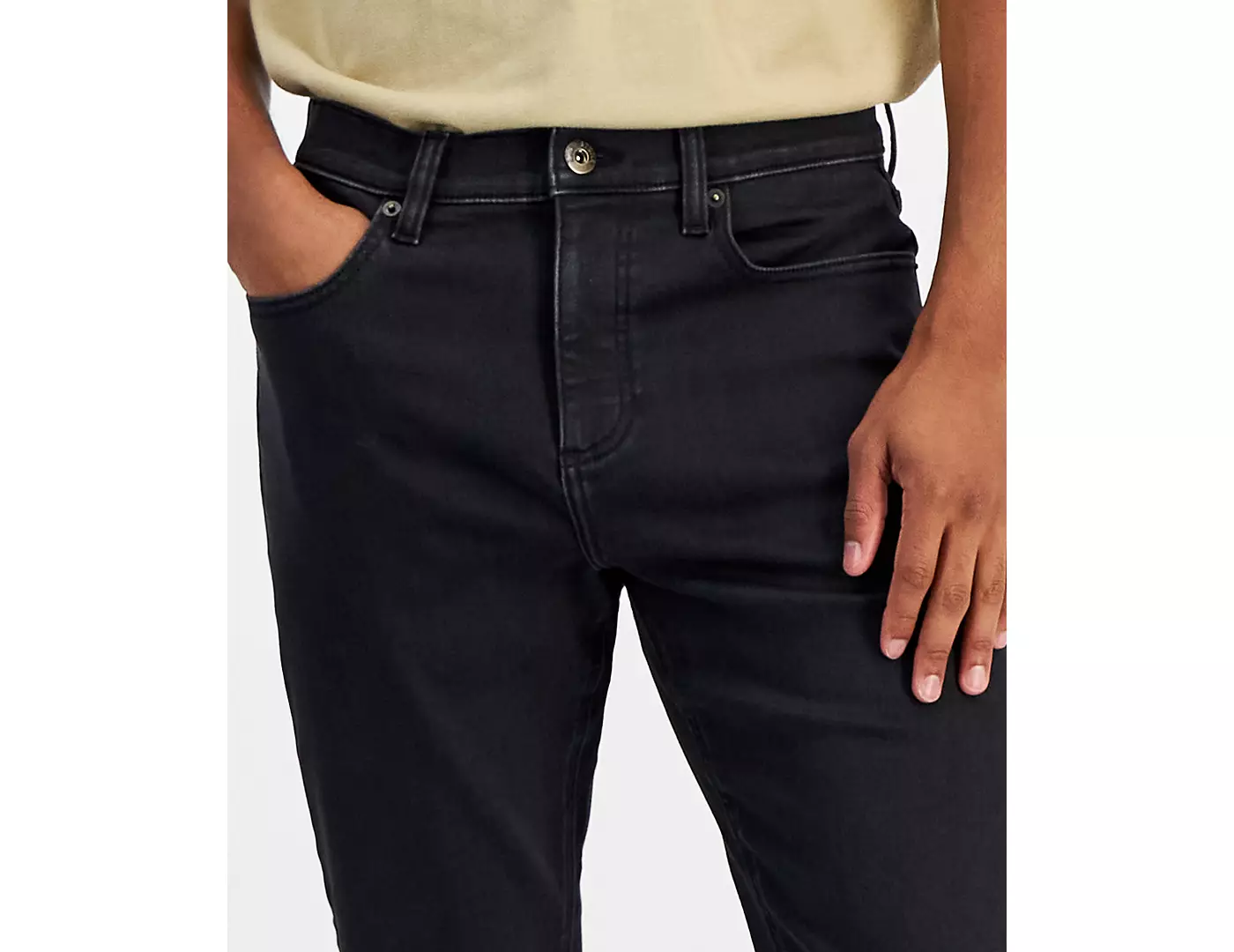 Мужские облегающие джинсы Sun + Stone Glacier Comfort Stretch, созданные для Macy's