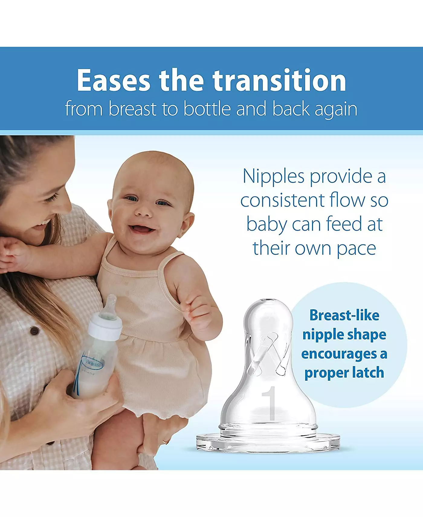 Узкие детские бутылочки Dr. Browns Baby Anti-Colic Options+, 8 унций, 4 шт., Green Dream