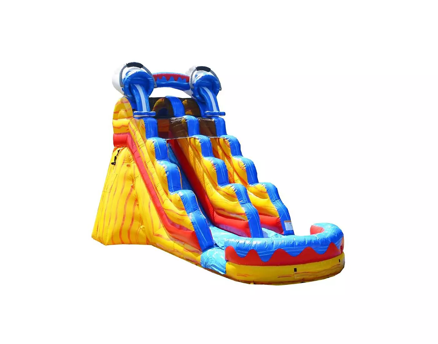 Jumporange Splash Коммерческий надувной водный аттракцион с бассейном-лягушатником для детей и взрослых (с нагнетателем воздуха), для использования на открытом воздухе и в помещении, для влажного и сухого использования, для игр детей