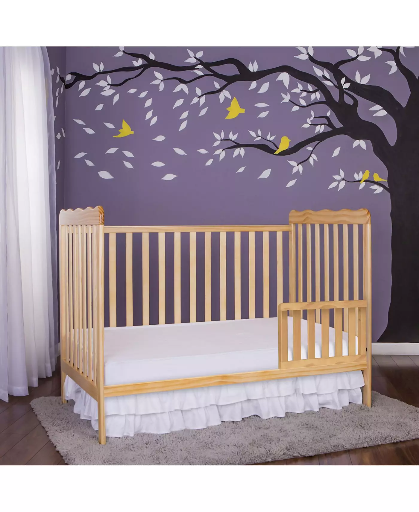 Детская кроватка-трансформер Dream On Me Baby Carson Classic 3 в 1, черная