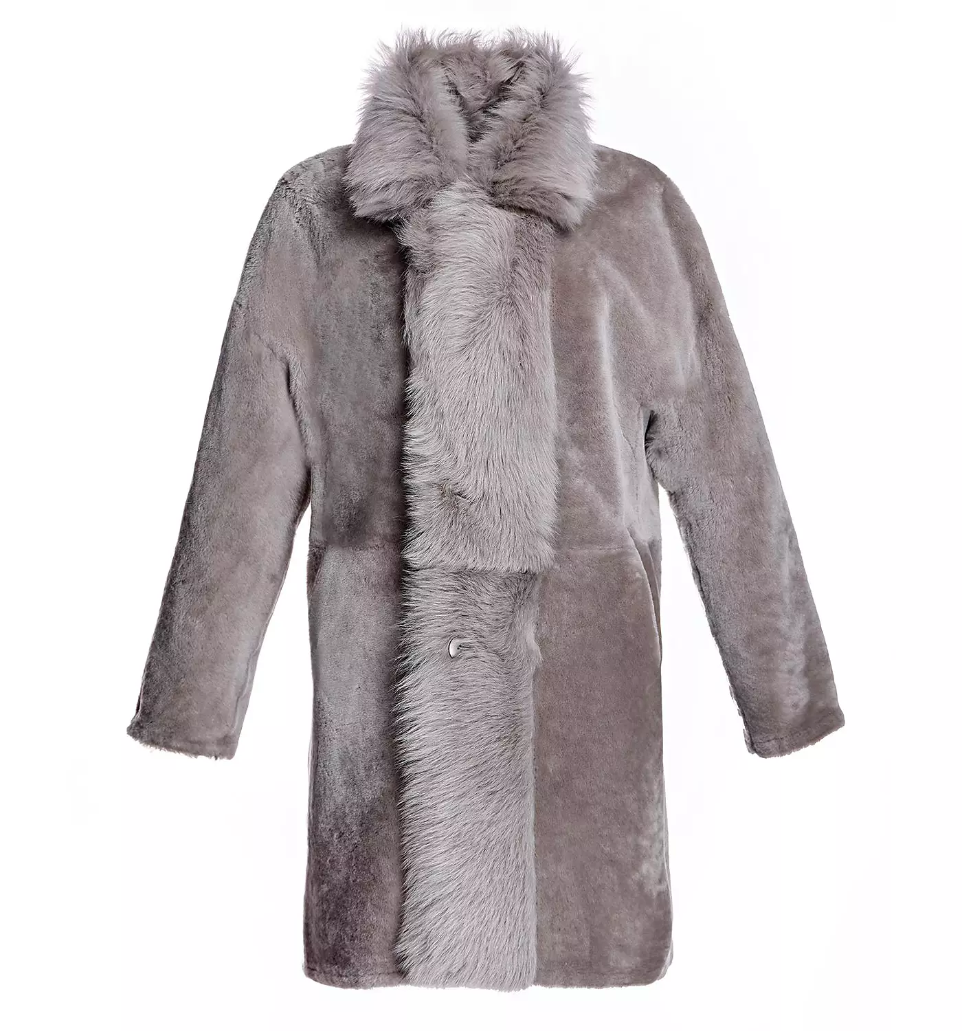 Двусторонняя женская шуба из овчины Julia & Stella By Maximilian