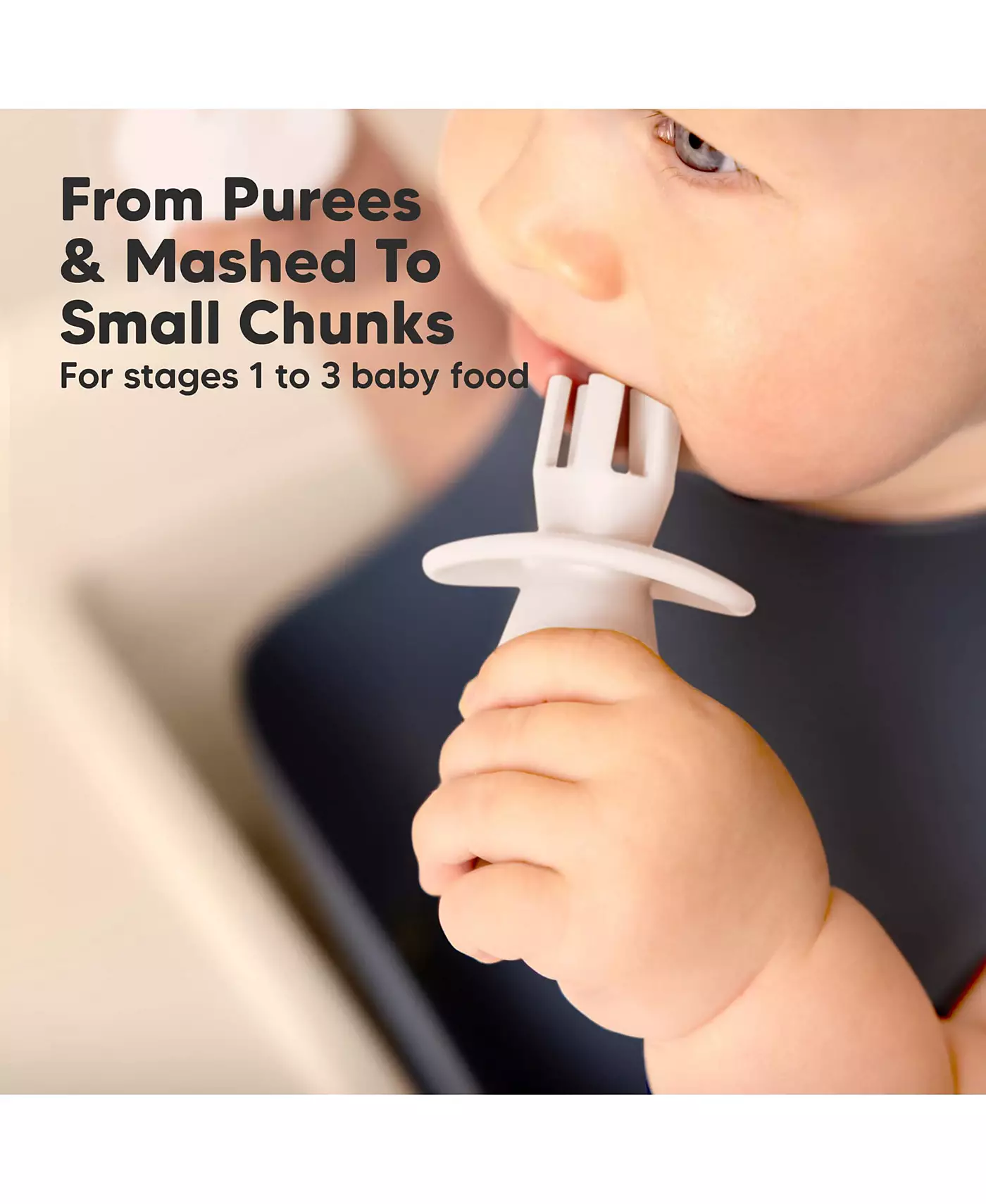 Набор из 4 ложек и вилок для младенцев KeaBabies Prep, столовые приборы для самостоятельного кормления ребенка 6-18 месяцев, набор для кормления младенцев BLW из силикона, без бисфенола-А