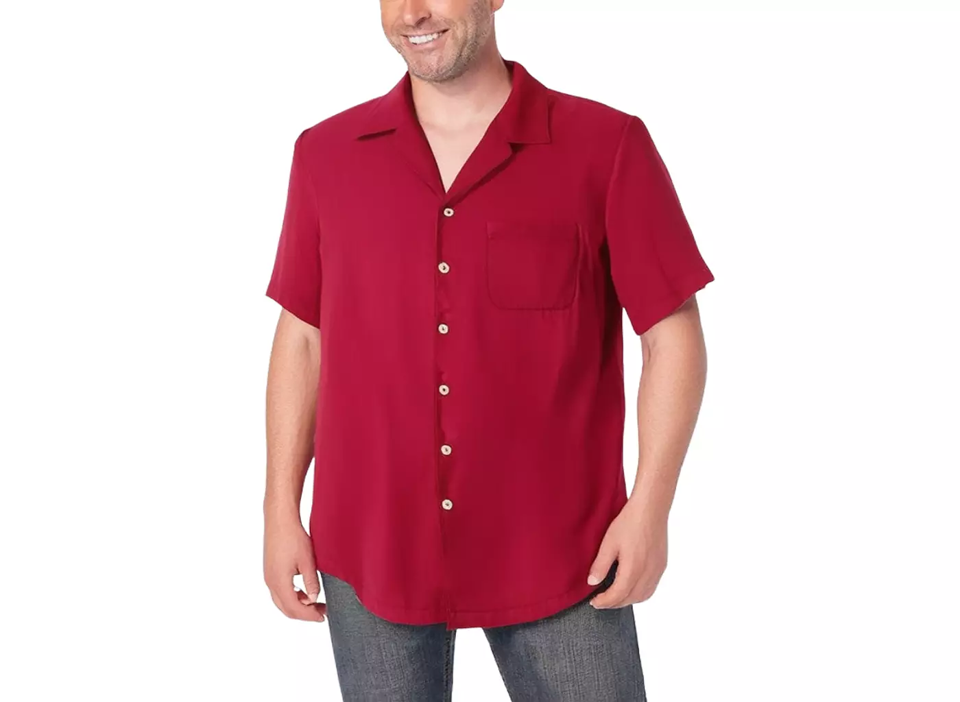 Рубашка KingSize Big & Tall KS Island Solid Camp