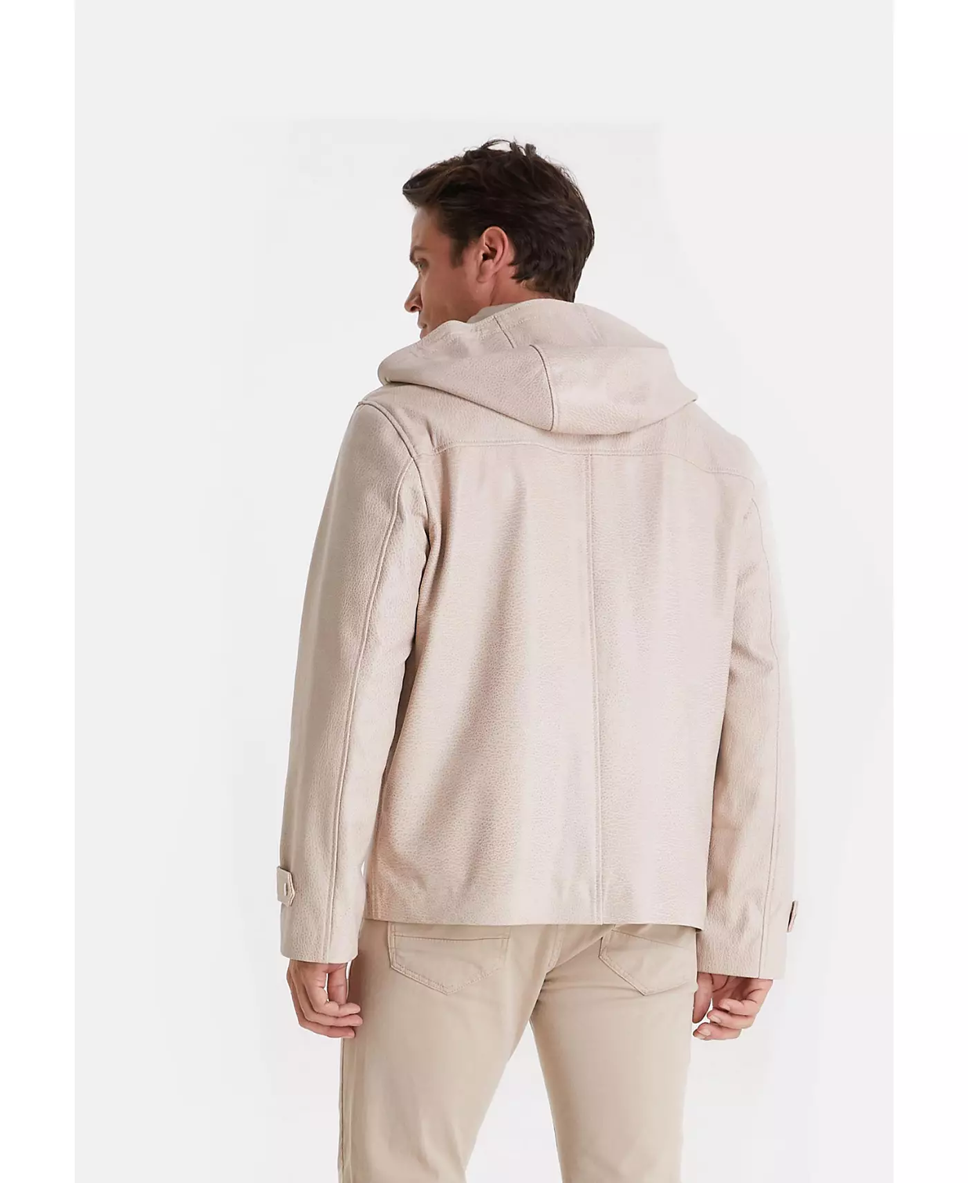 Мужская кожаная куртка Furniq UK, коричневая